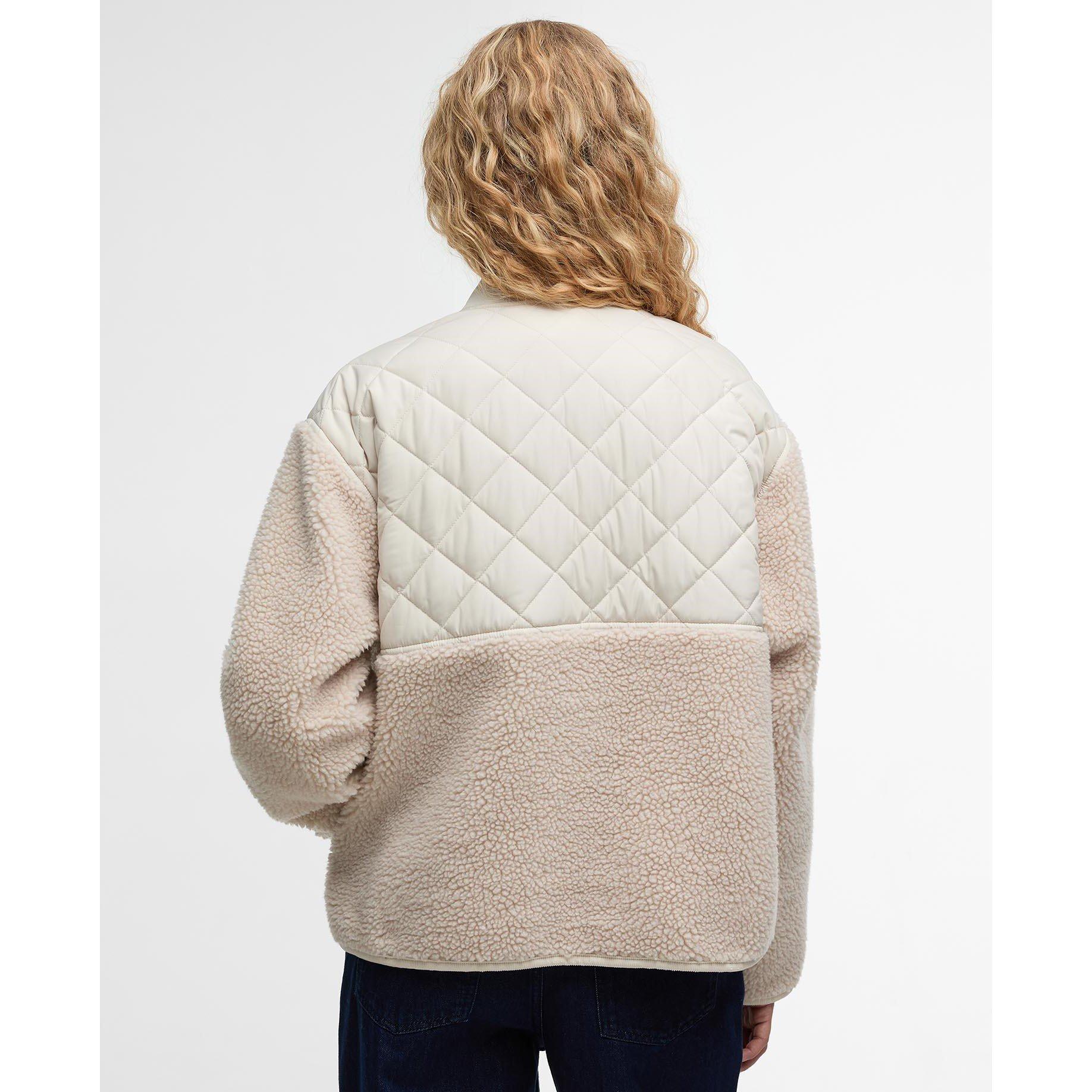 Oatmeal/Silver - Barbour - Womens Wetherby Fleece - 3