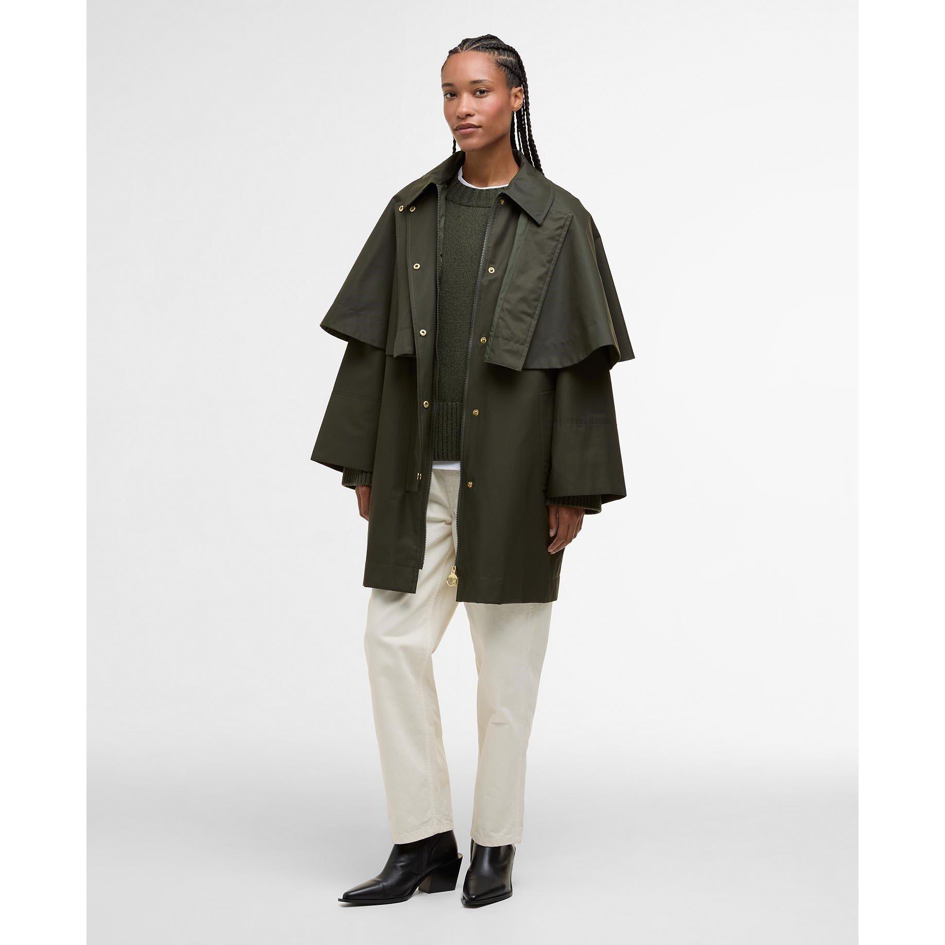 Sage/Ancient - Barbour - Womens Fia Showerproof Jacket - 9