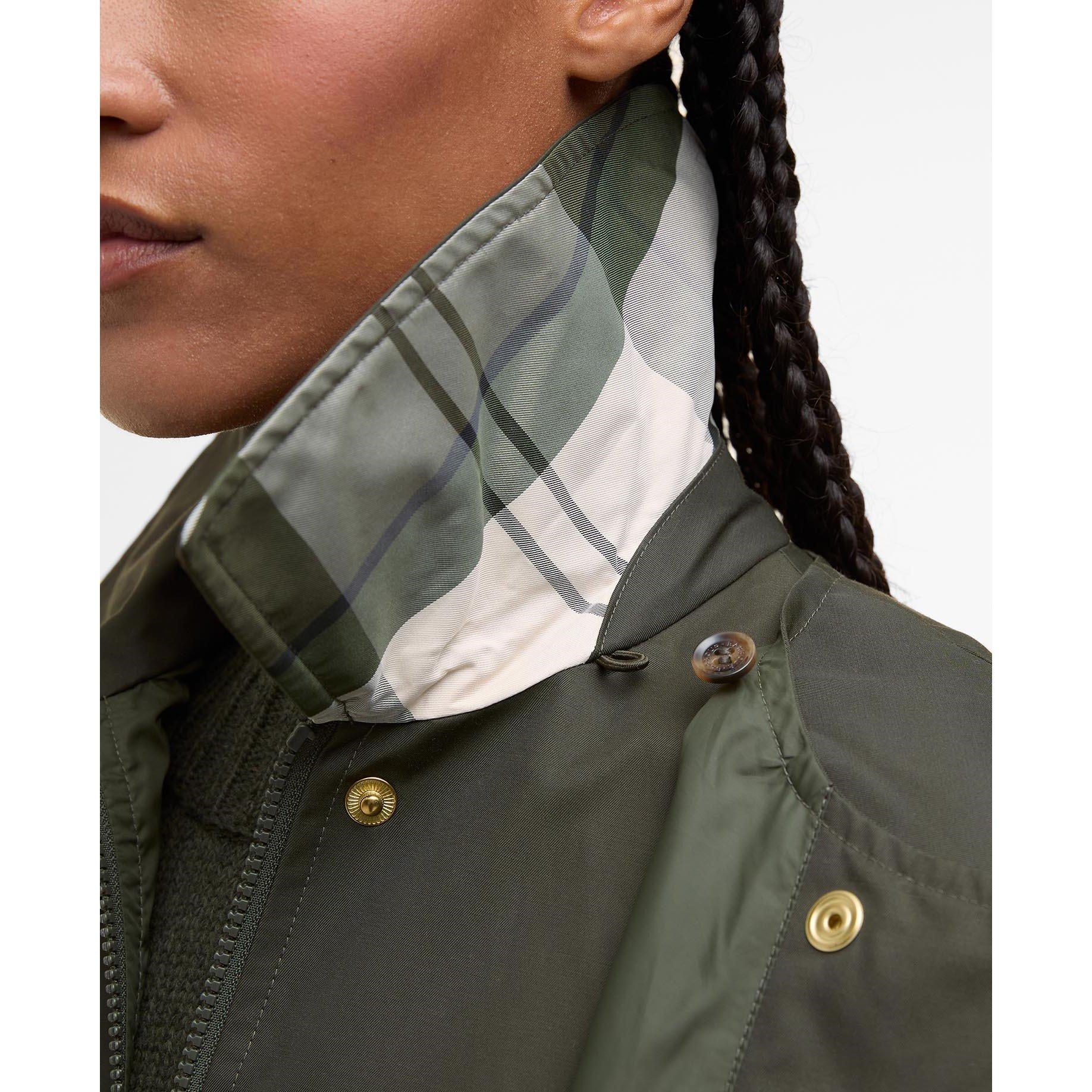 Sage/Ancient - Barbour - Womens Fia Showerproof Jacket - 4