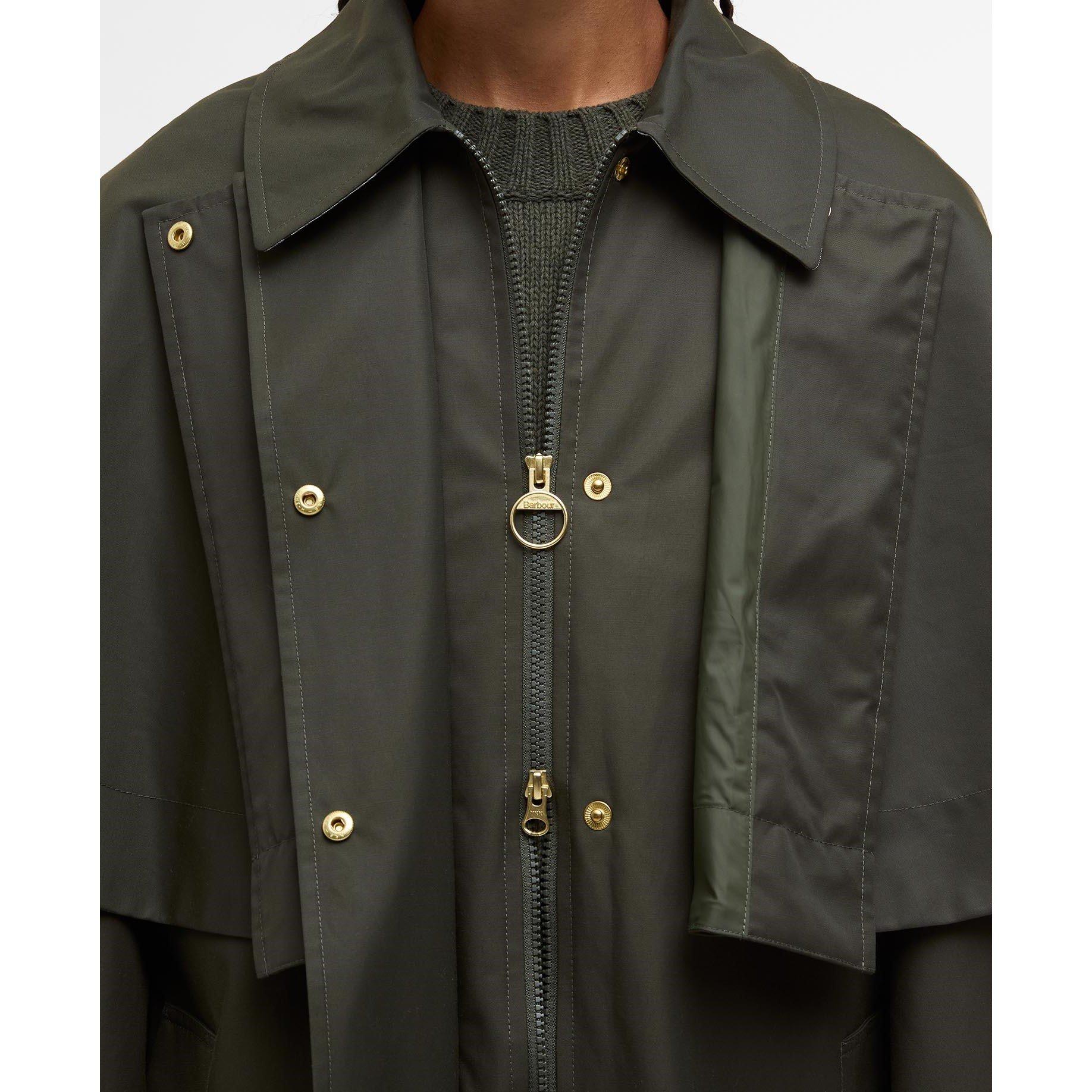 Sage/Ancient - Barbour - Womens Fia Showerproof Jacket - 5