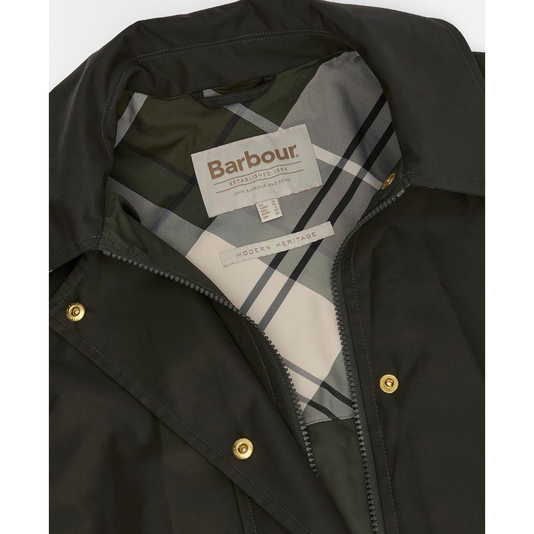 Sage/Ancient - Barbour - Womens Fia Showerproof Jacket - 8