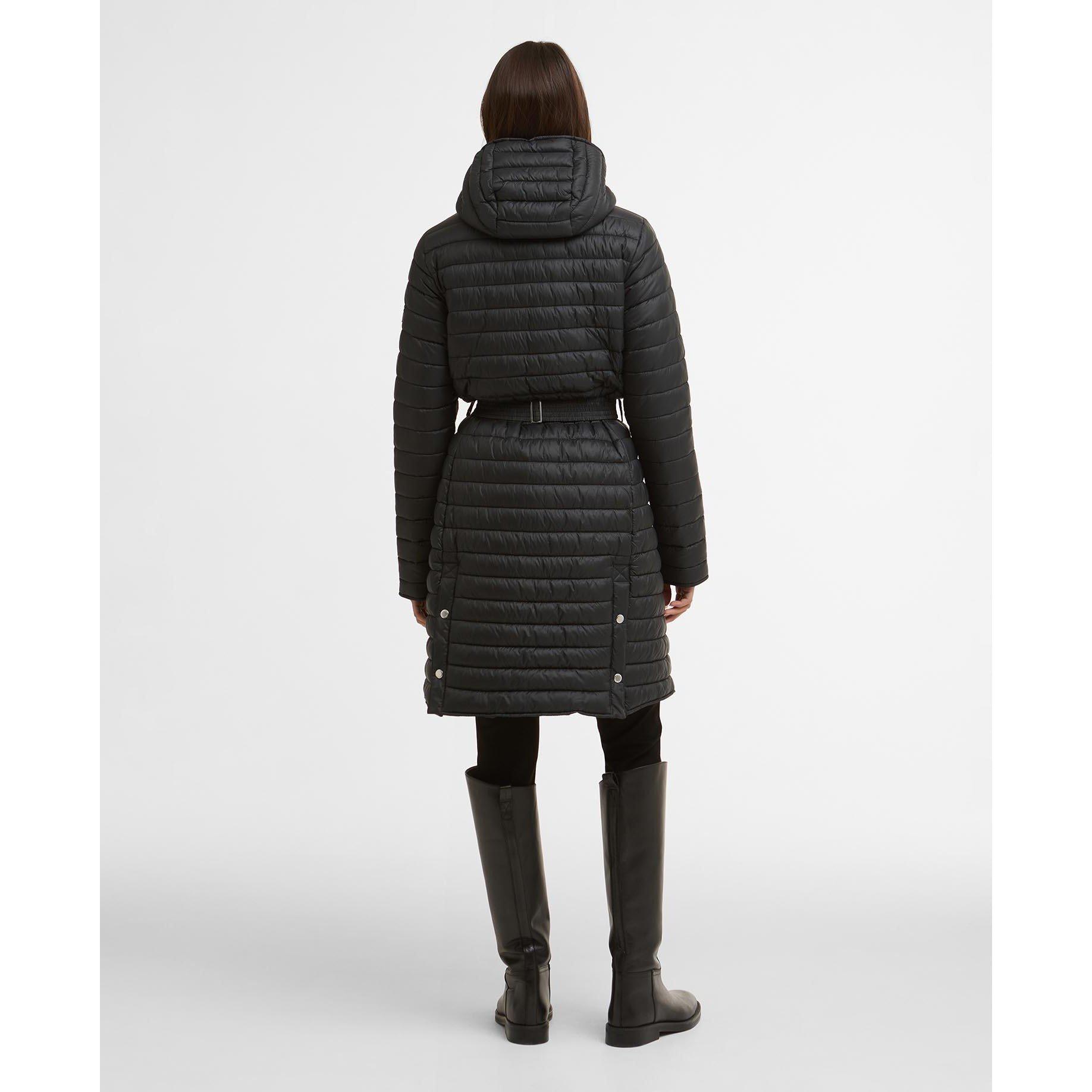 Black - Barbour International - Womens Longline Jada Puffer Jacket - 3