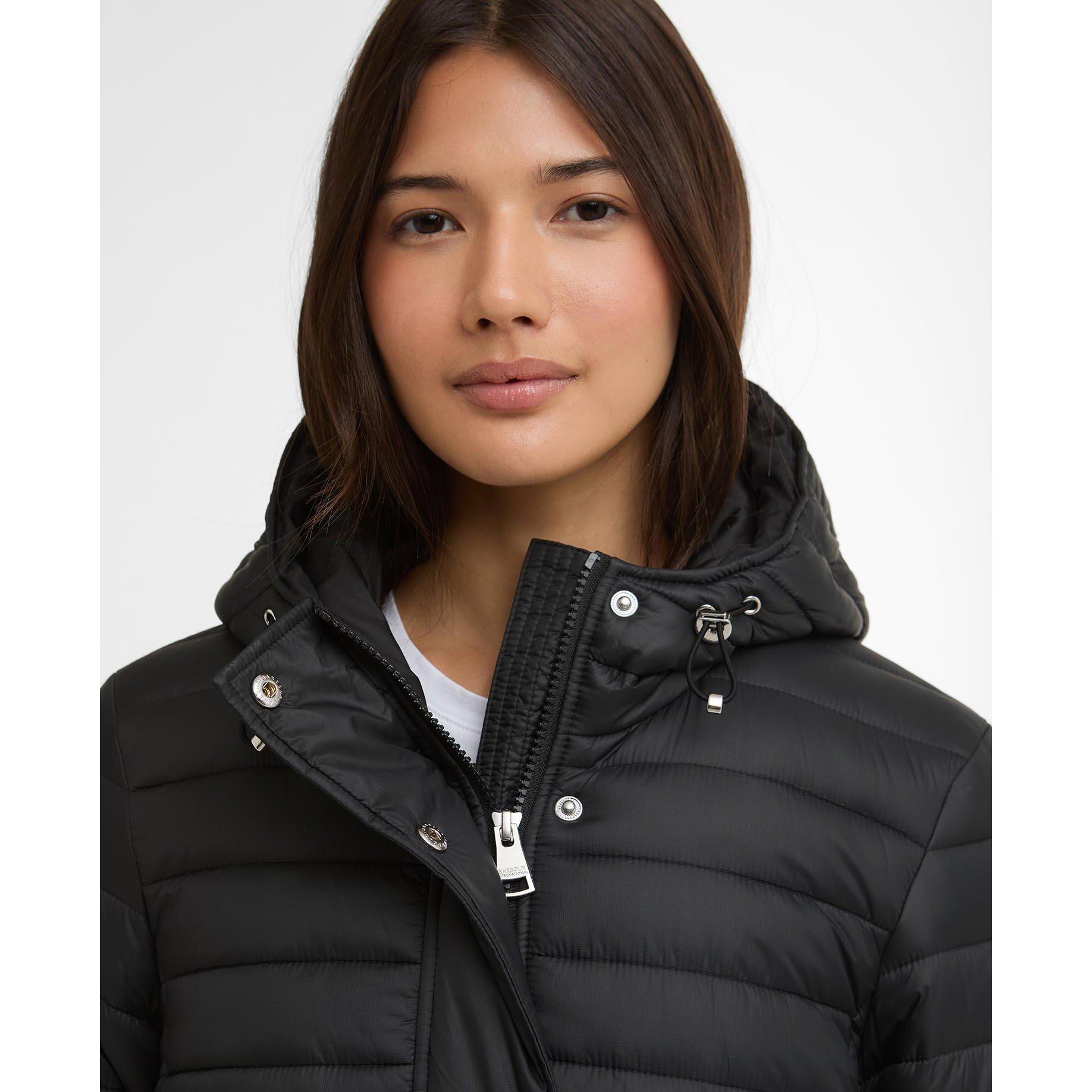 Black - Barbour International - Womens Longline Jada Puffer Jacket - 5