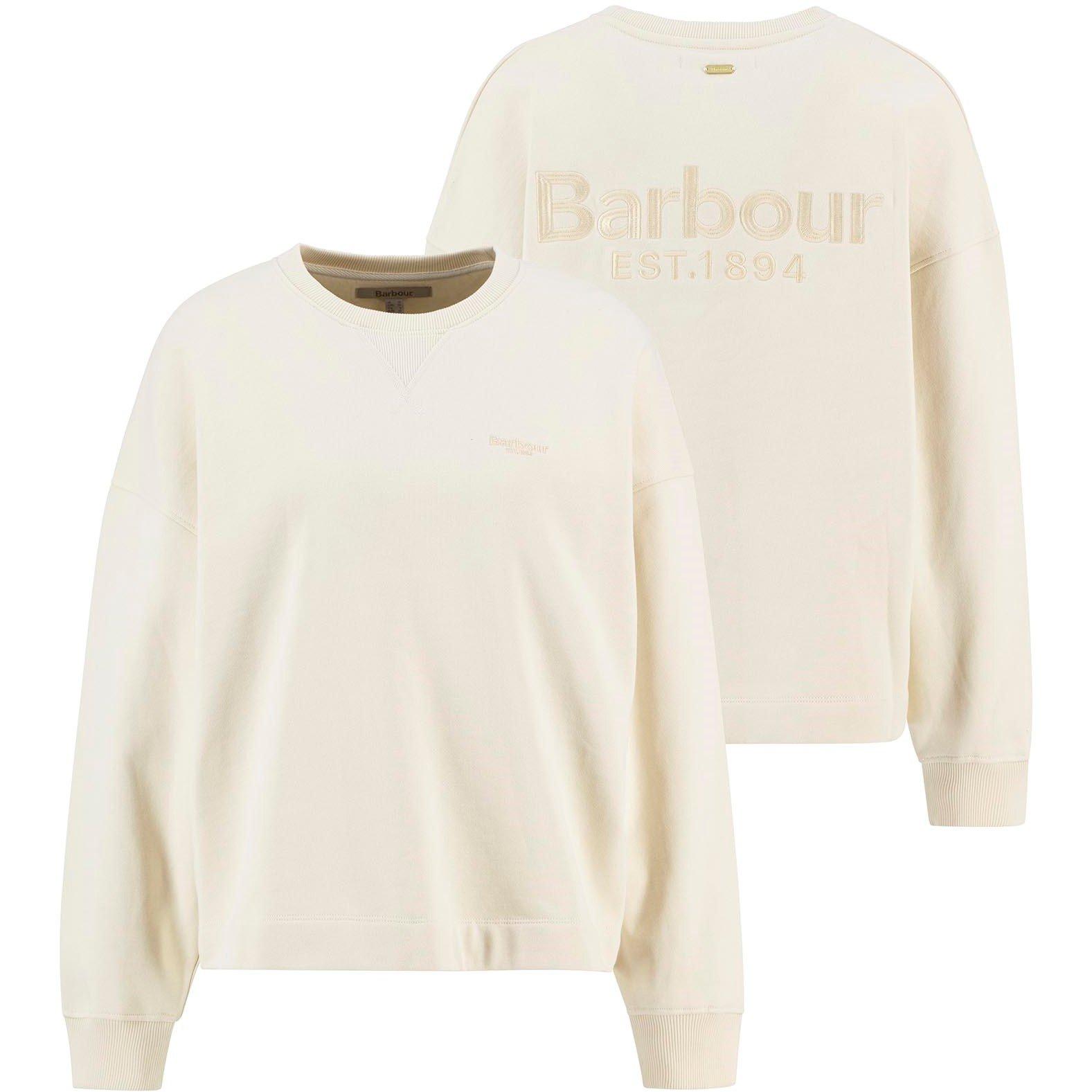 Ecru - Barbour - Womens Rosie Sweatshirt - 1