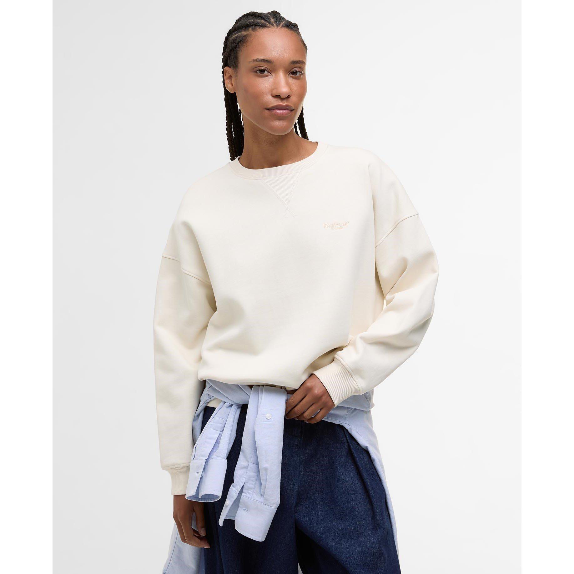 Ecru - Barbour - Womens Rosie Sweatshirt - 2