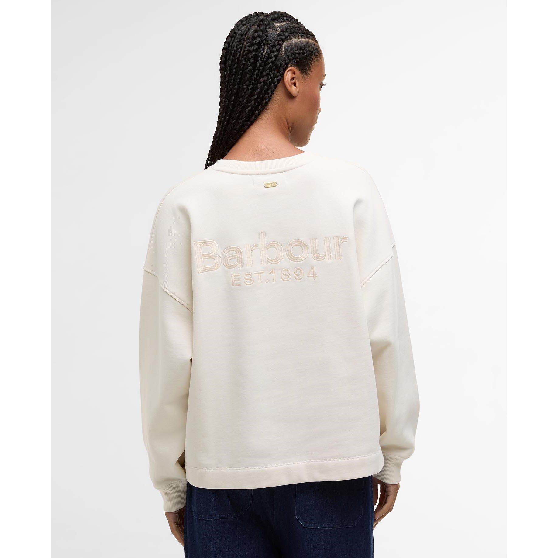 Ecru - Barbour - Womens Rosie Sweatshirt - 3