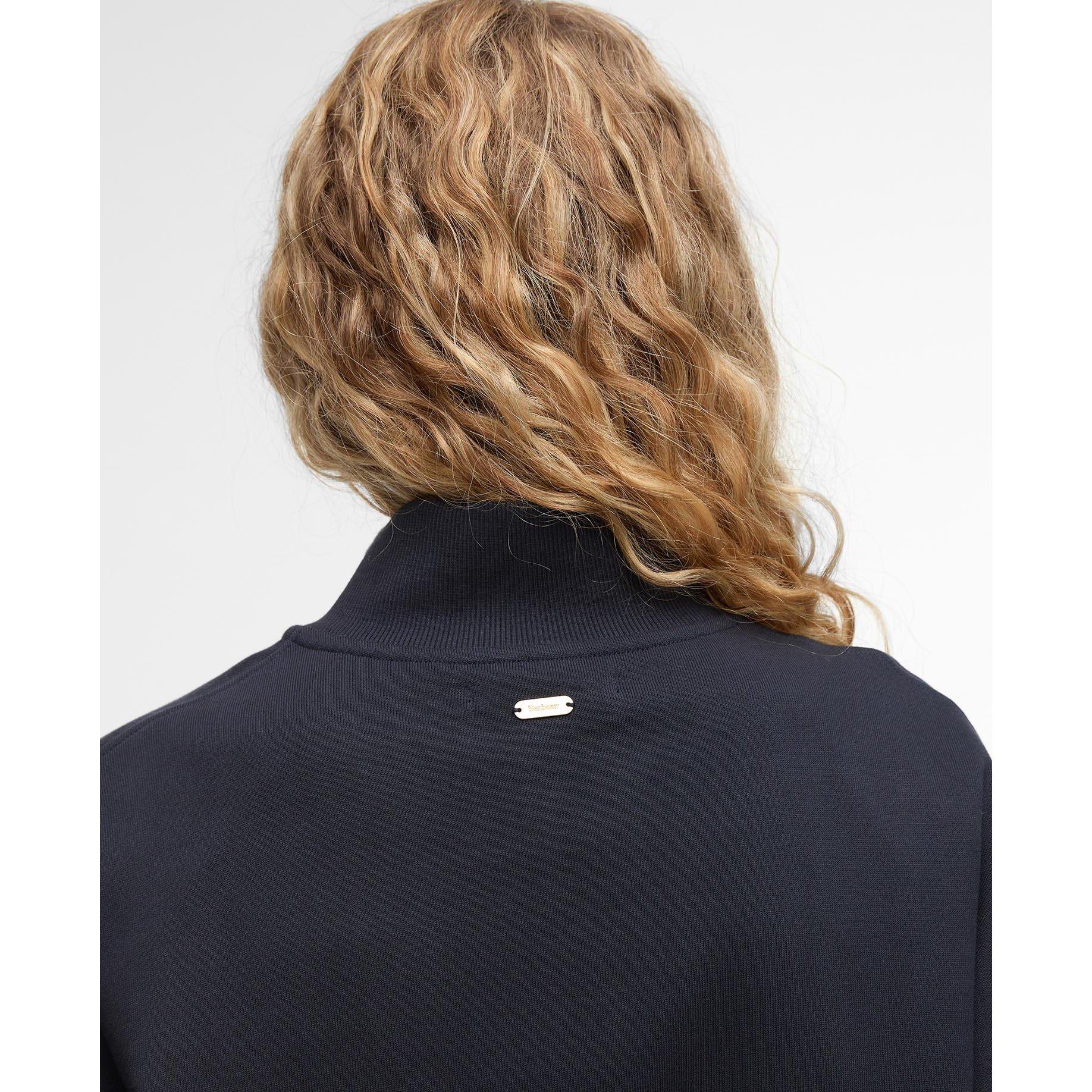 Dark Navy - Barbour - Women's B.Li Sara quarter Zip Fleece - 5