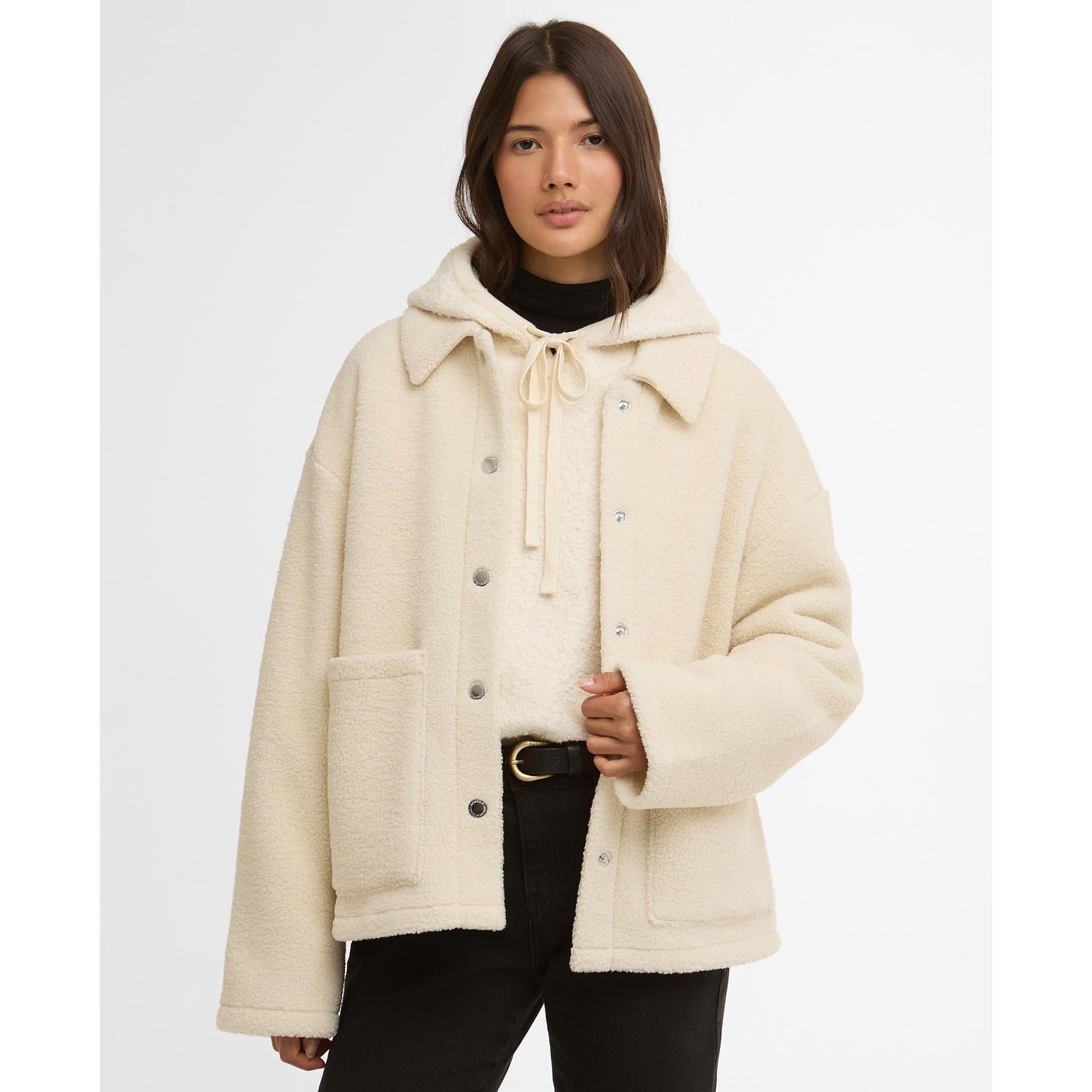 Bone White - Barbour International - Womens Rae Overshirt - 2