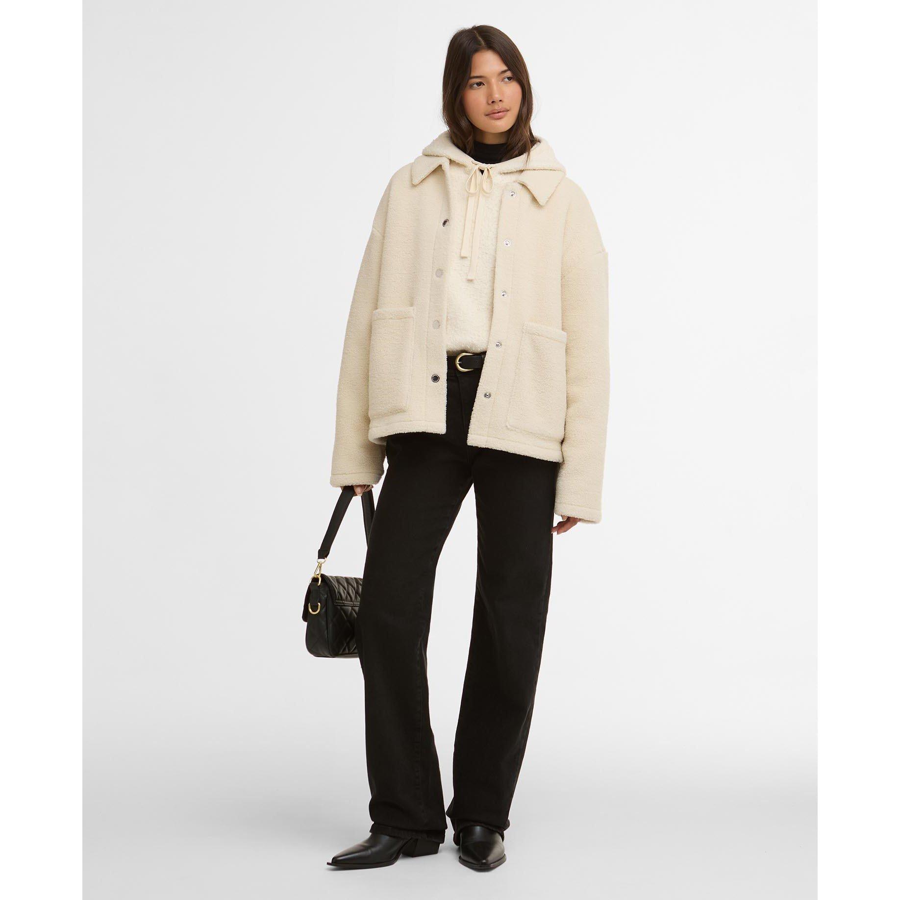 Bone White - Barbour International - Womens Rae Overshirt - 6