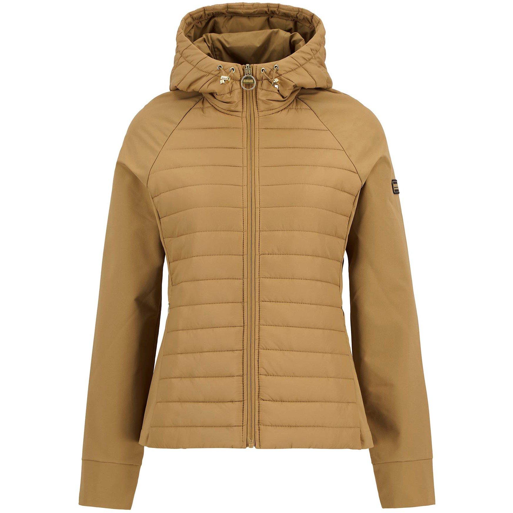 Barbour International Womens Valentina Quilted Sweatshirt - Antique Bronze - Size 10 (S)