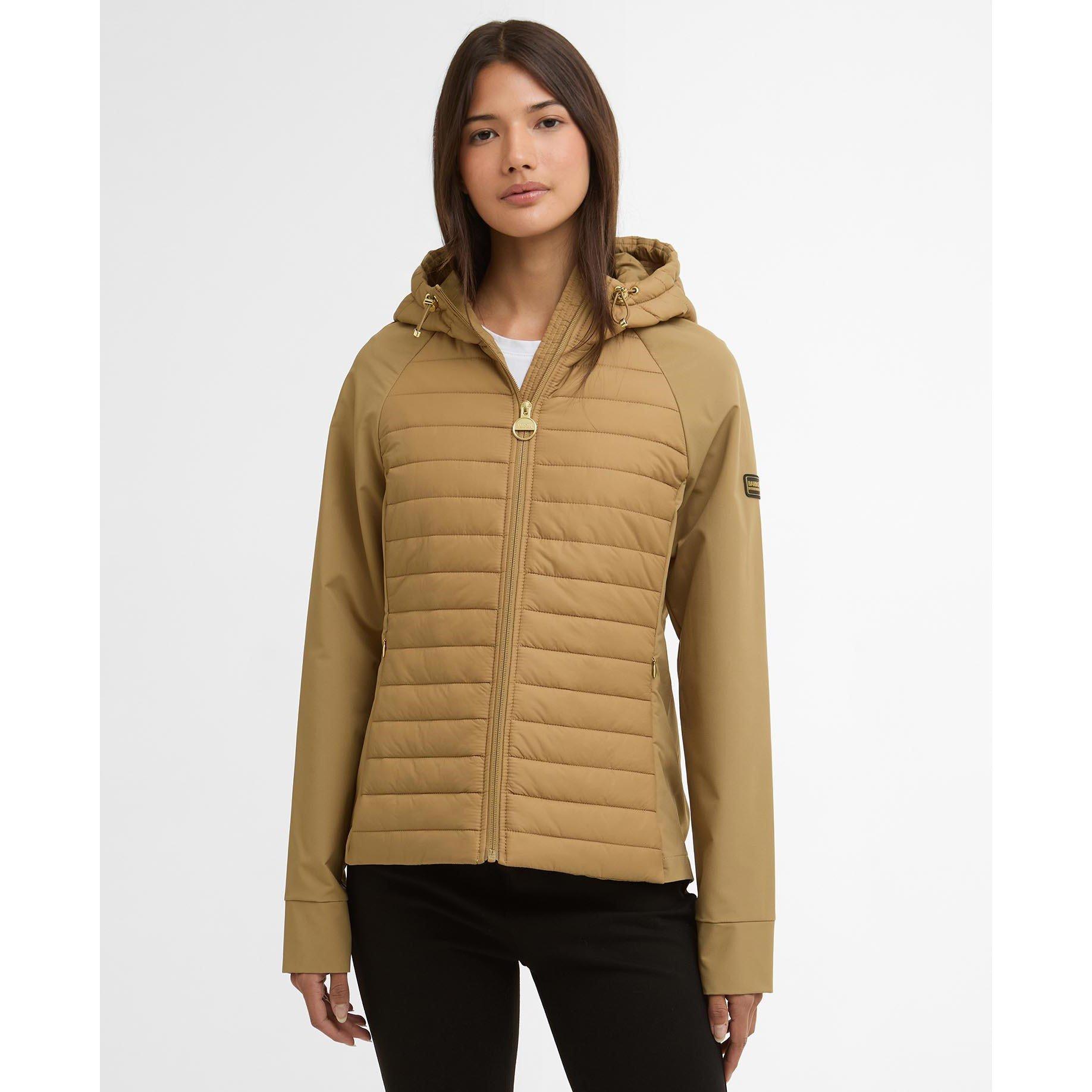 Antique Bronze - Barbour International - Women's B.Intense Valentina Q Sw Hybrid Jacket - 2