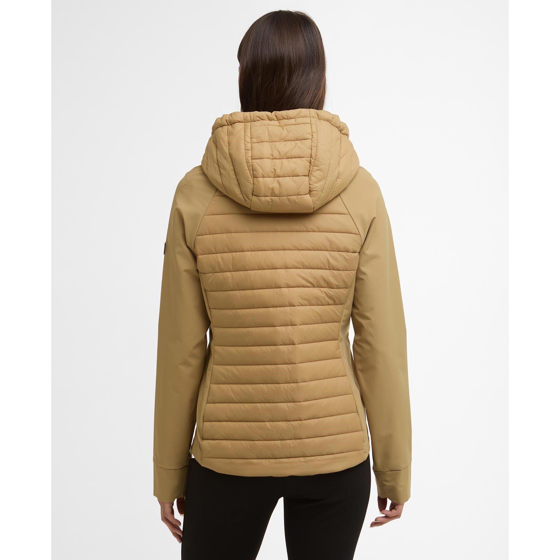 Antique Bronze - Barbour International - Women's B.Intense Valentina Q Sw Hybrid Jacket - 3