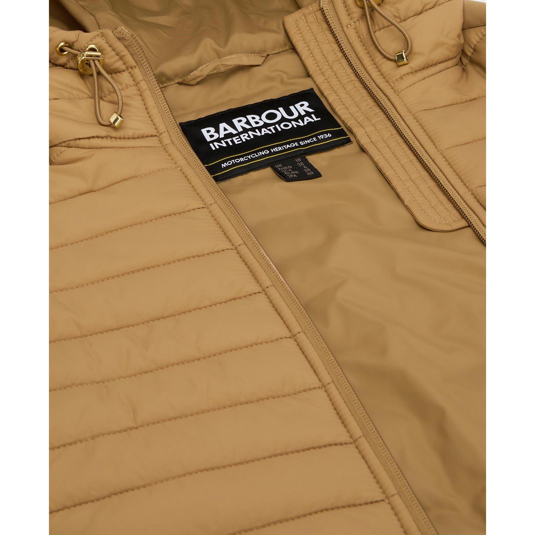 Antique Bronze - Barbour International - Women's B.Intense Valentina Q Sw Hybrid Jacket - 6