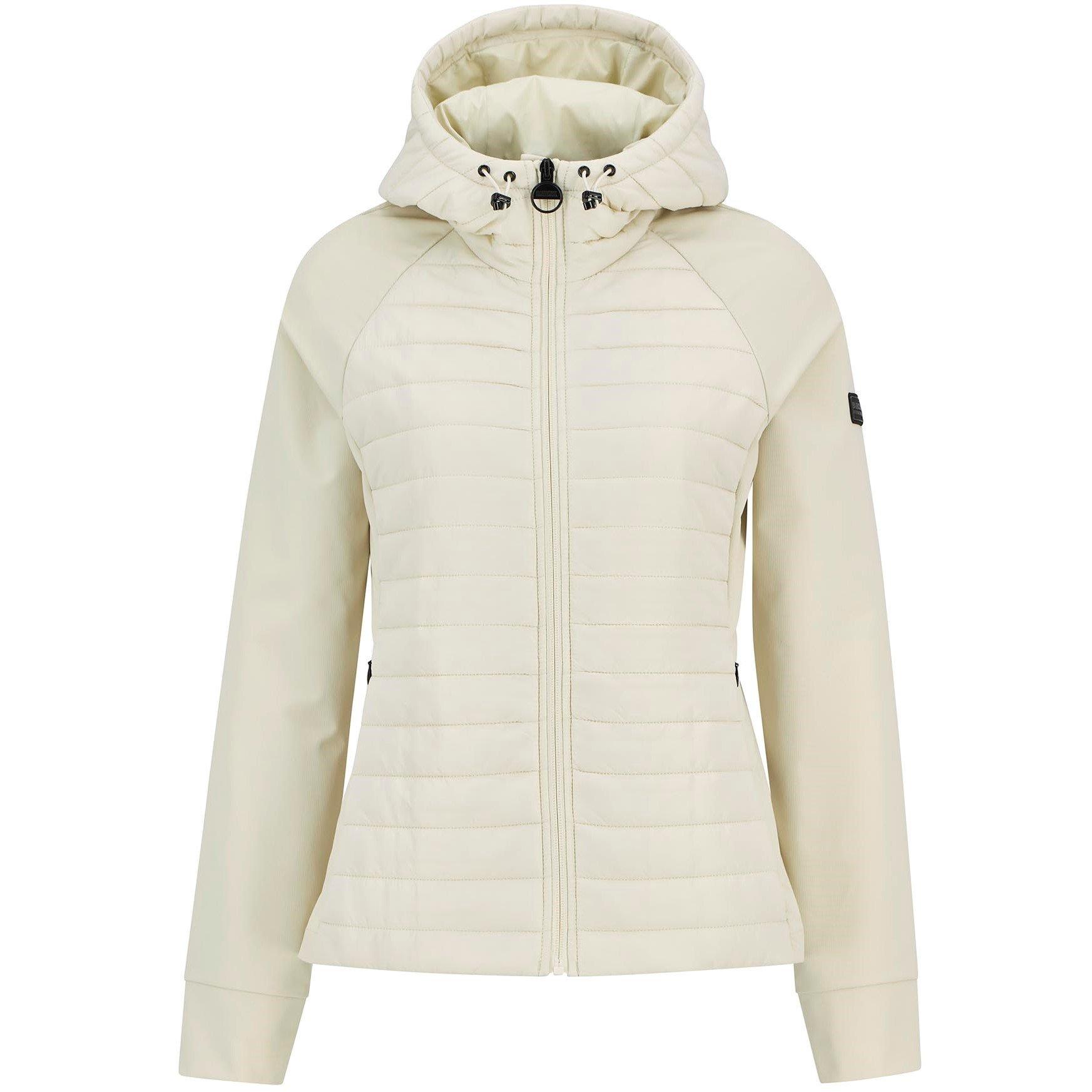 Barbour International Women's Valentina Quilted Sweatshirt - Bone White - 12 (M)