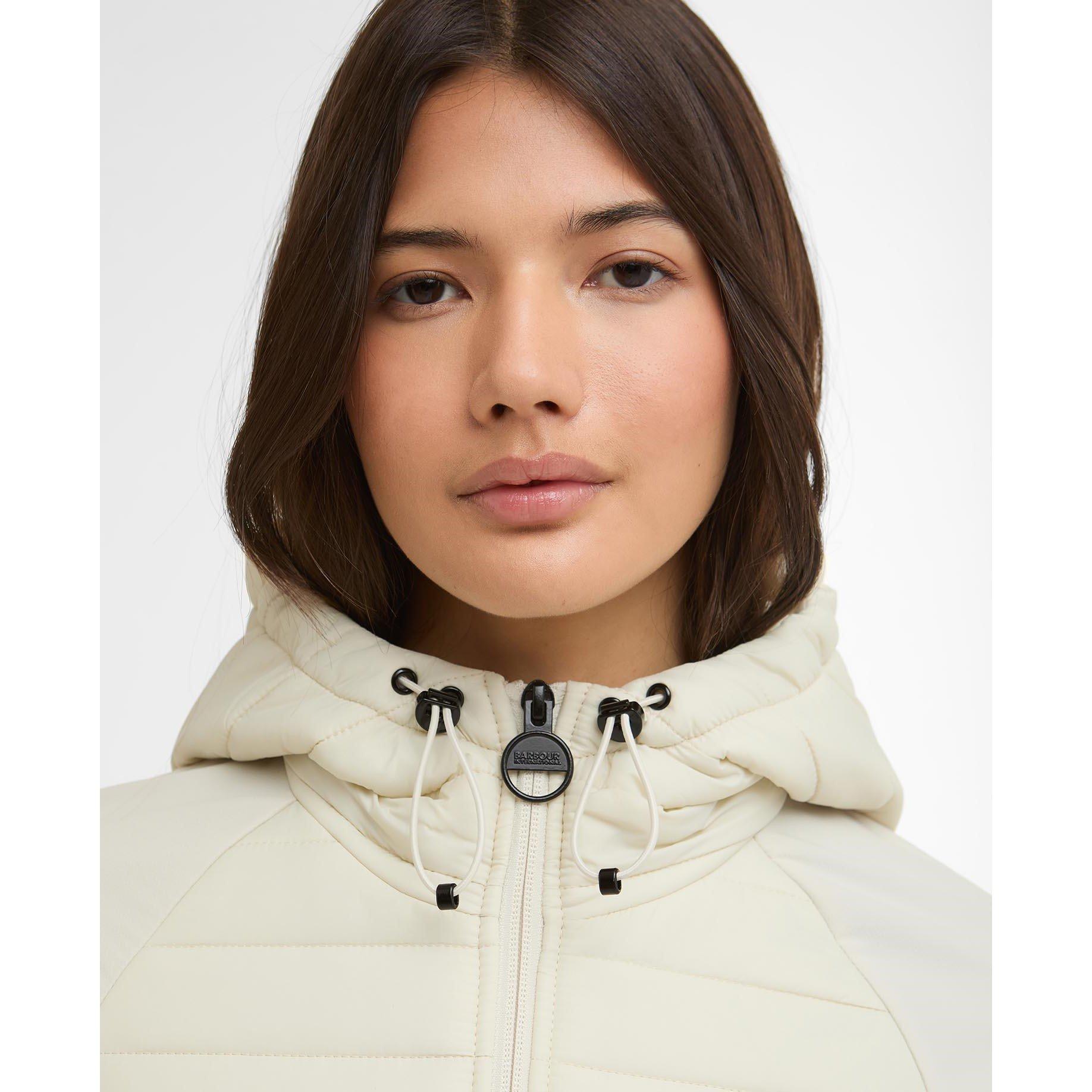 Bone White - Barbour International - Womens Valentina Quilted Sweatshirt - 4