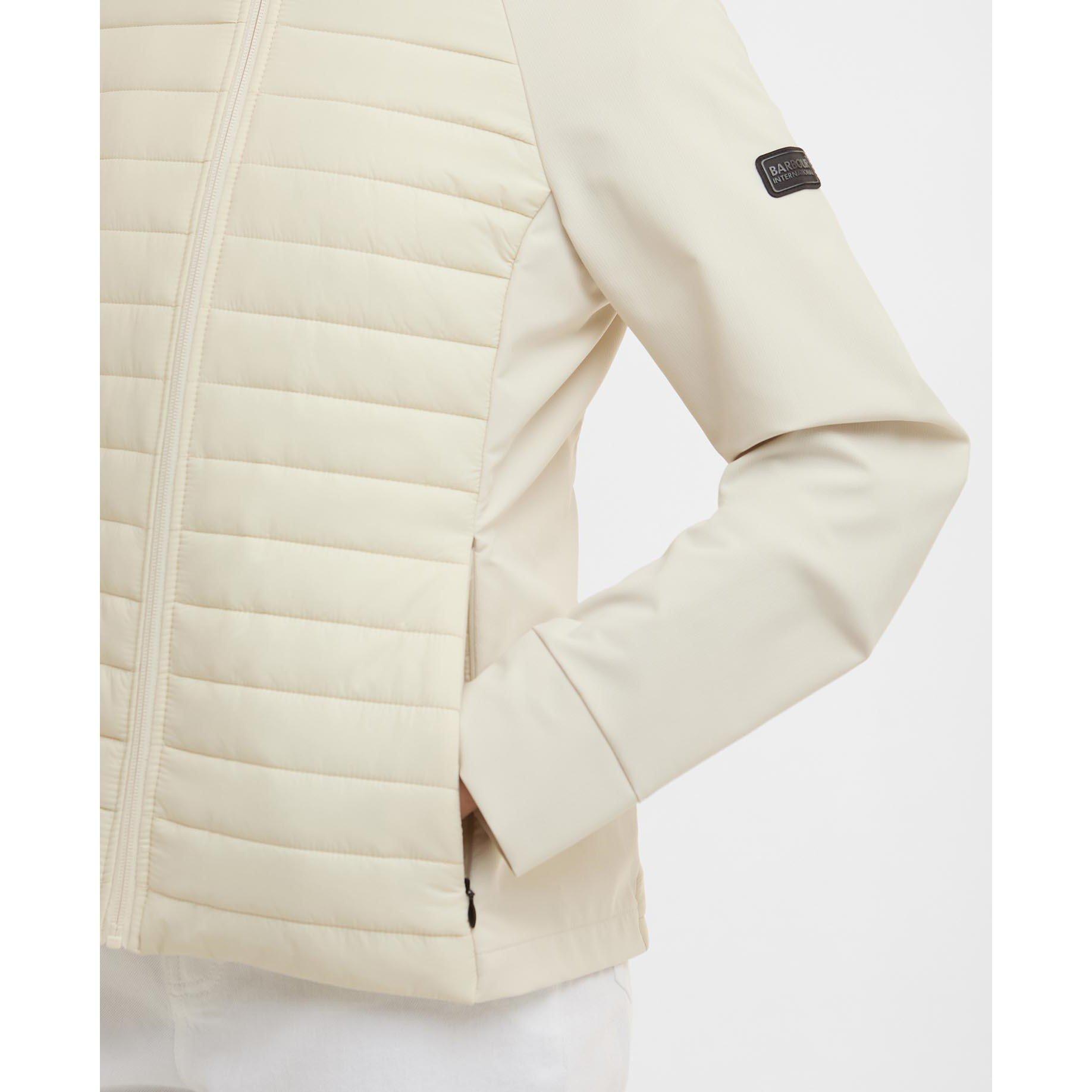 Bone White - Barbour International - Womens Valentina Quilted Sweatshirt - 5