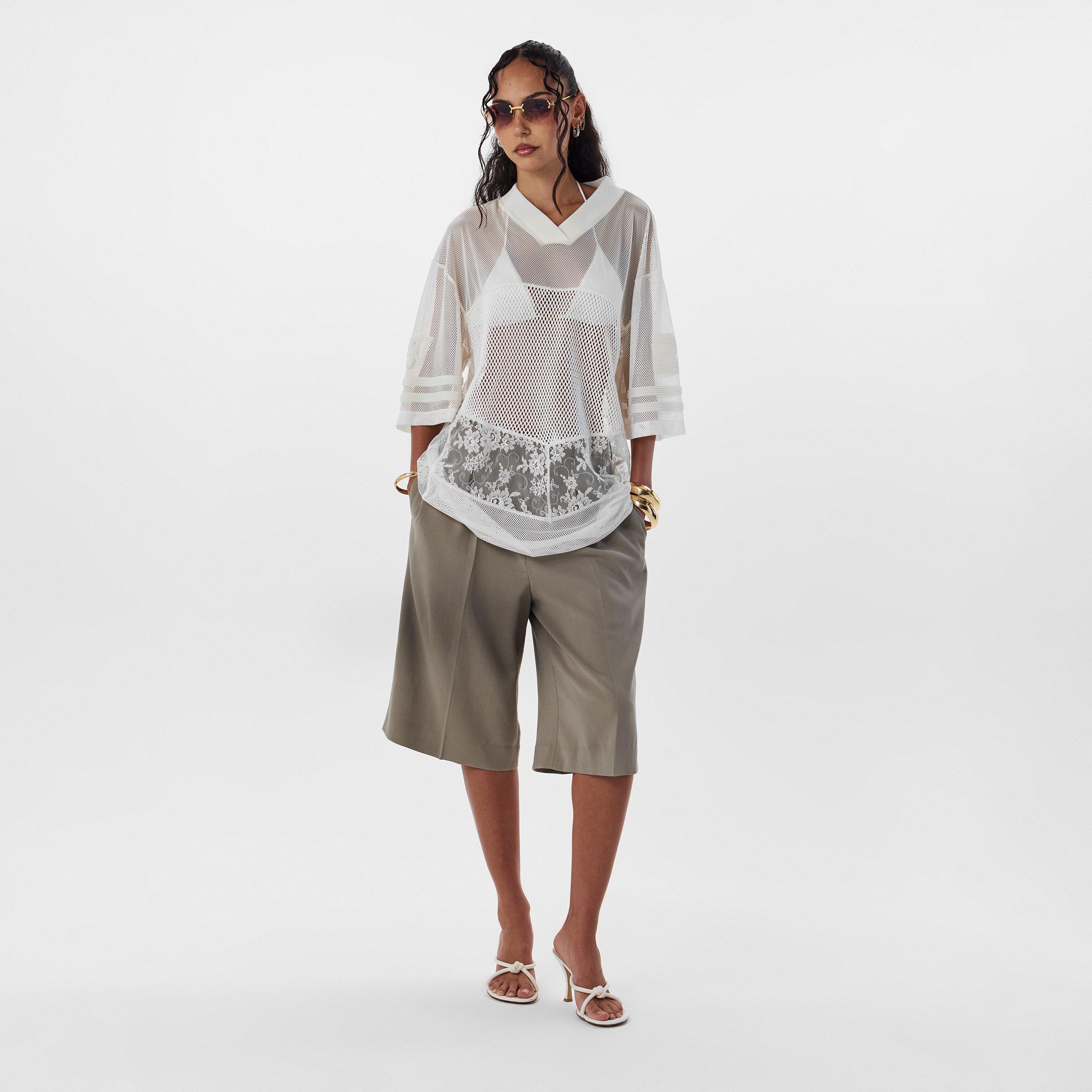 White - Off White - Women's Knitted Top - 6