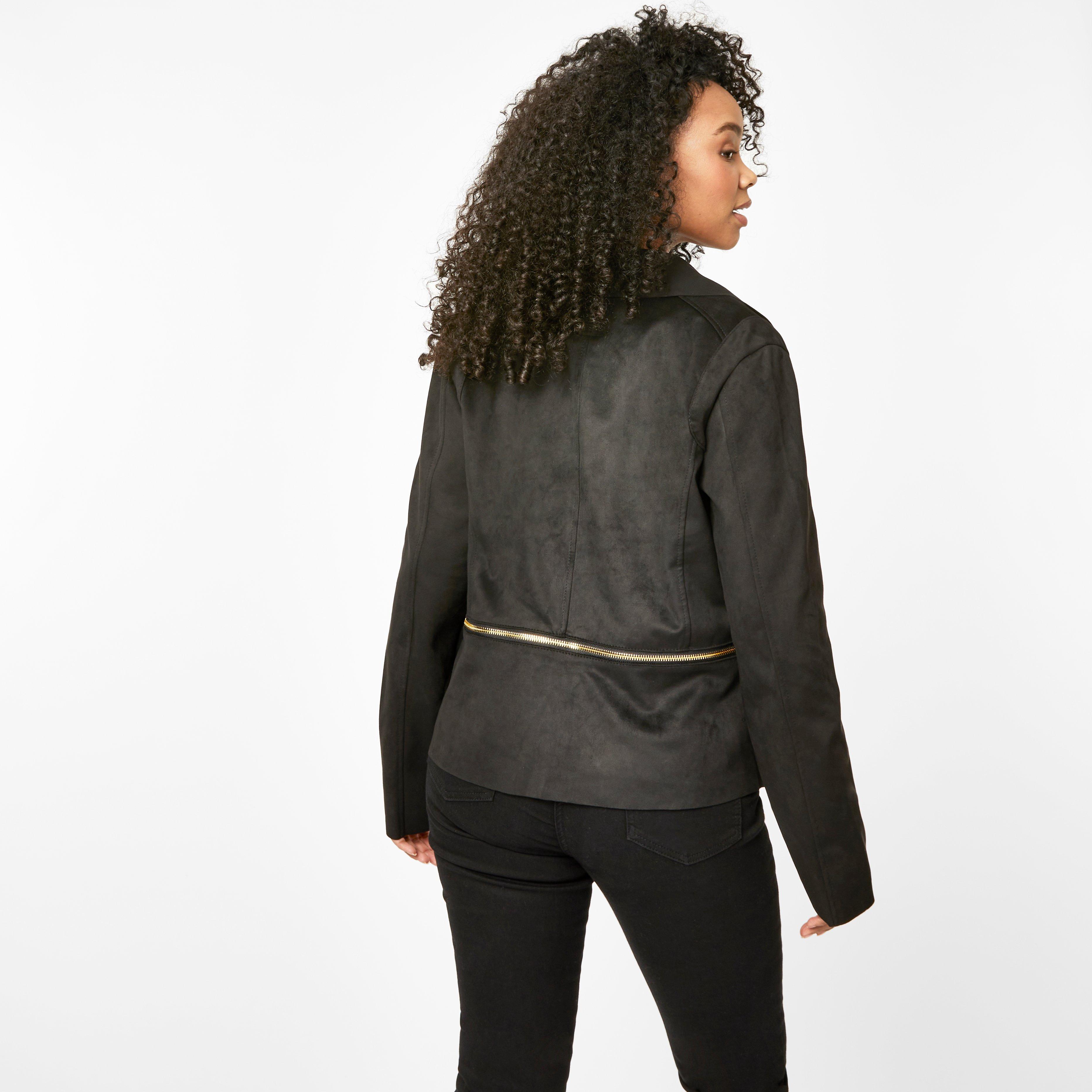 Black - Biba - BIBA Waterfall Zip Jacket - 2