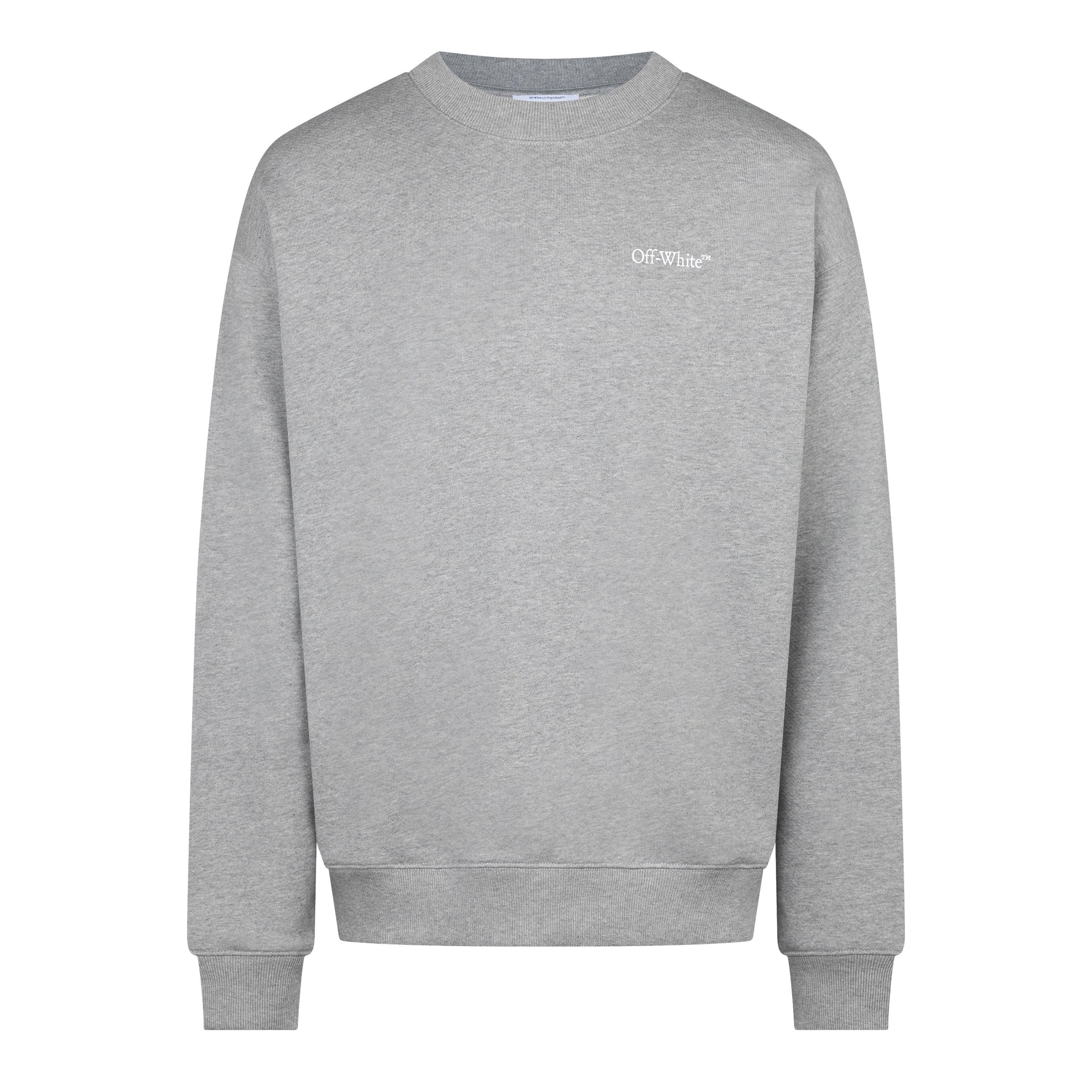 Heather Grey - Off White - Off Tape Arrow Swt Ld99 - 1