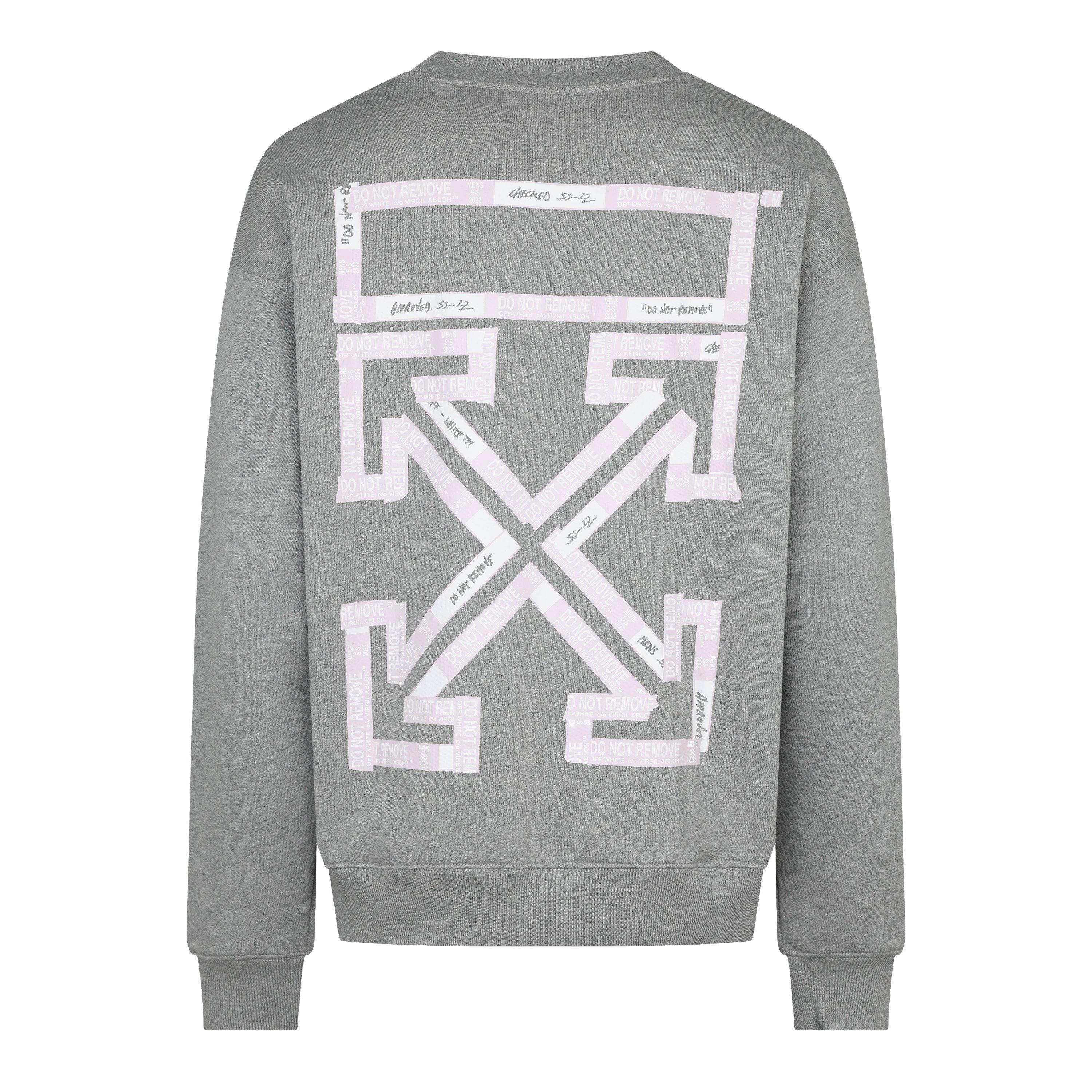Heather Grey - Off White - Off Tape Arrow Swt Ld99 - 2