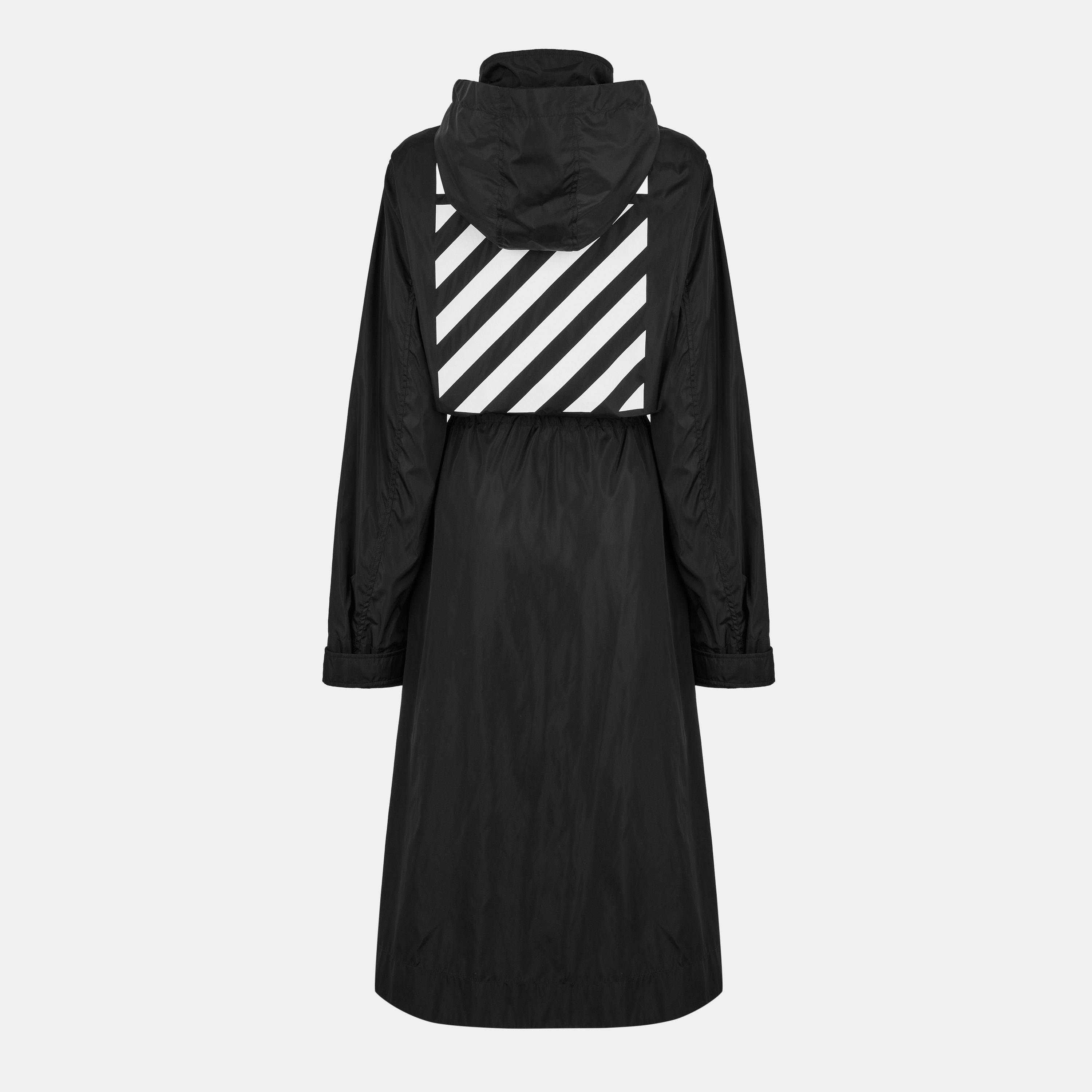 Negro/Blanco - Off White - Women's Off-White Oversized Short Puffer Jacket - 2