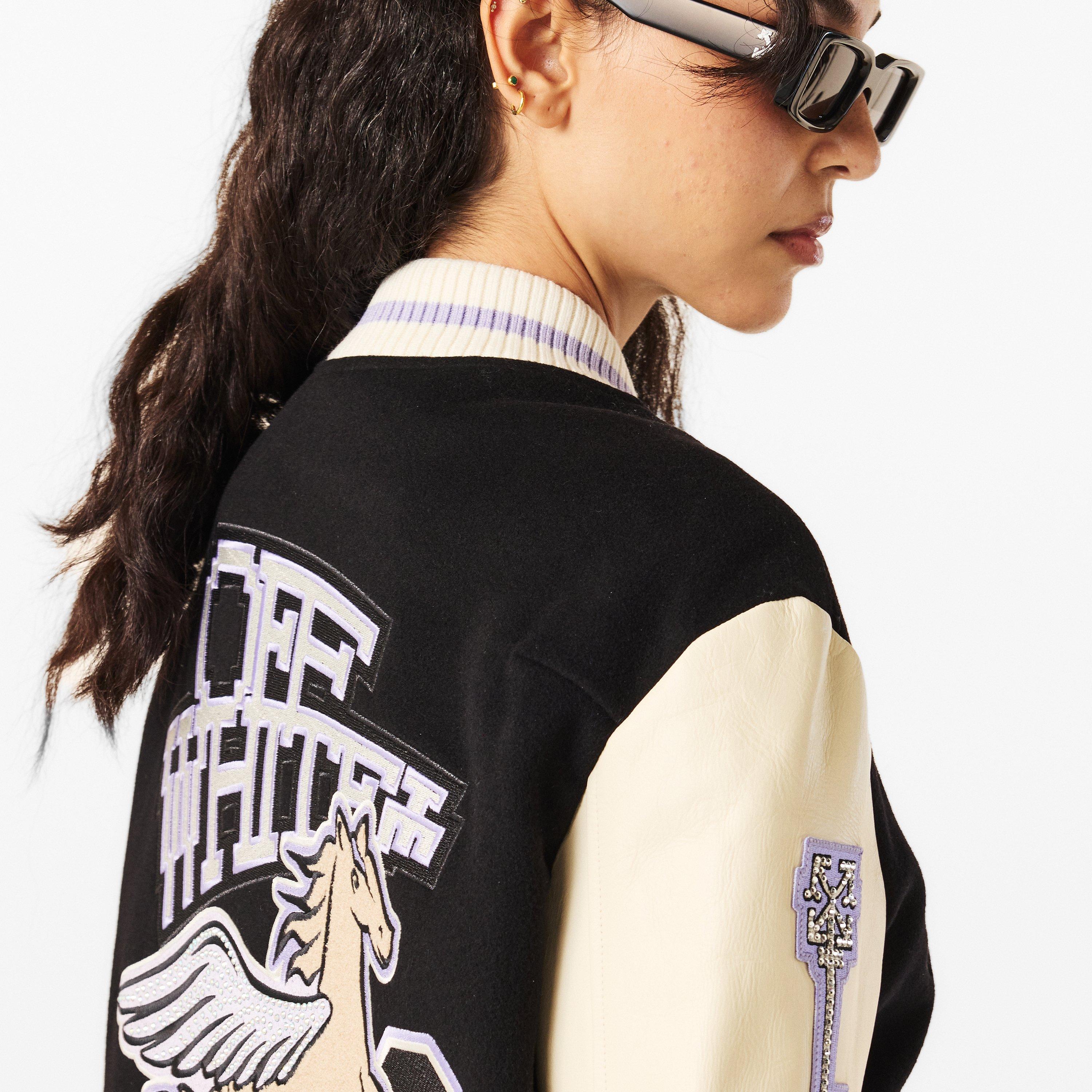 Negro/Lila - Off White - Women's Off-White Technical Bomber Jacket - 5