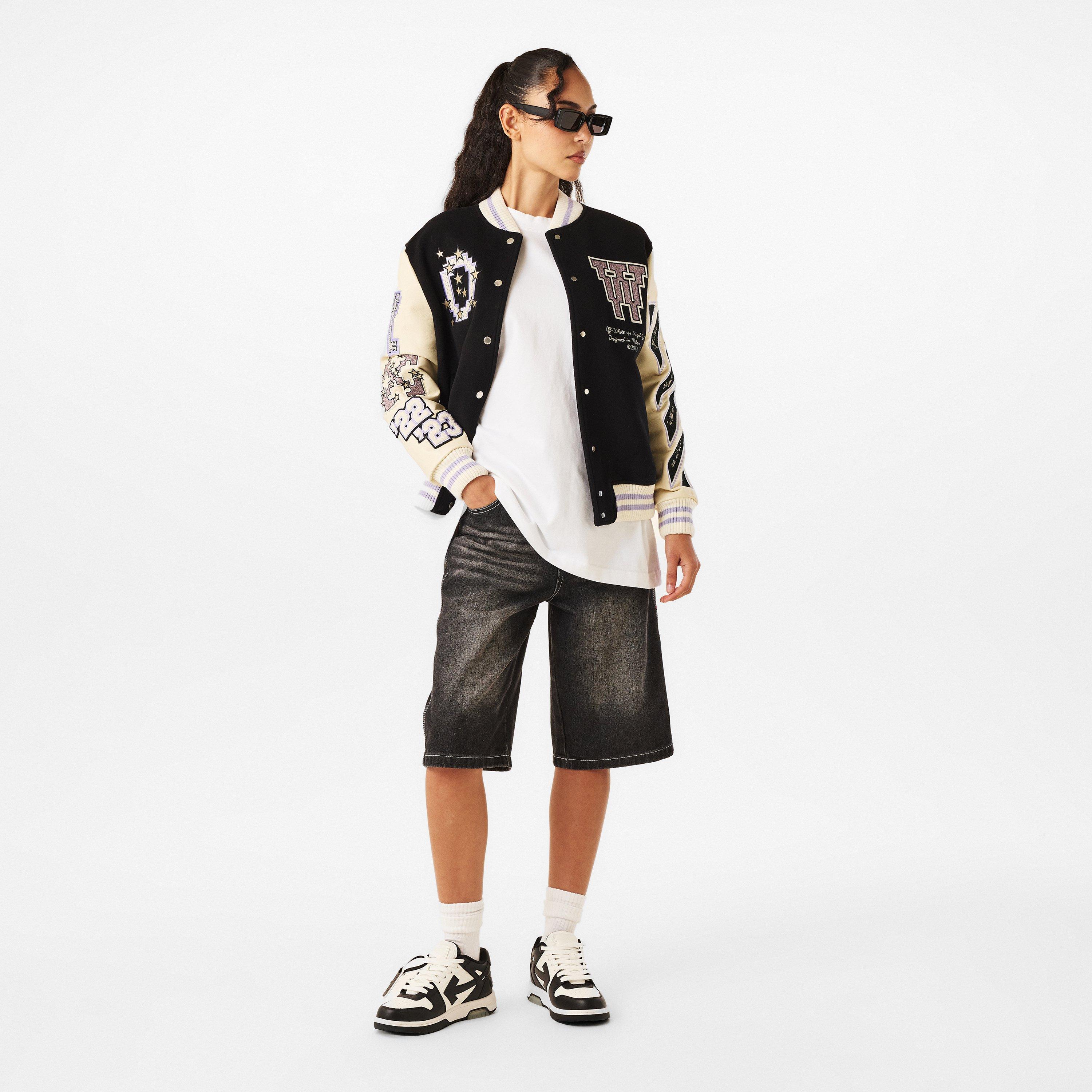 Negro/Lila - Off White - Women's Off-White Technical Bomber Jacket - 6