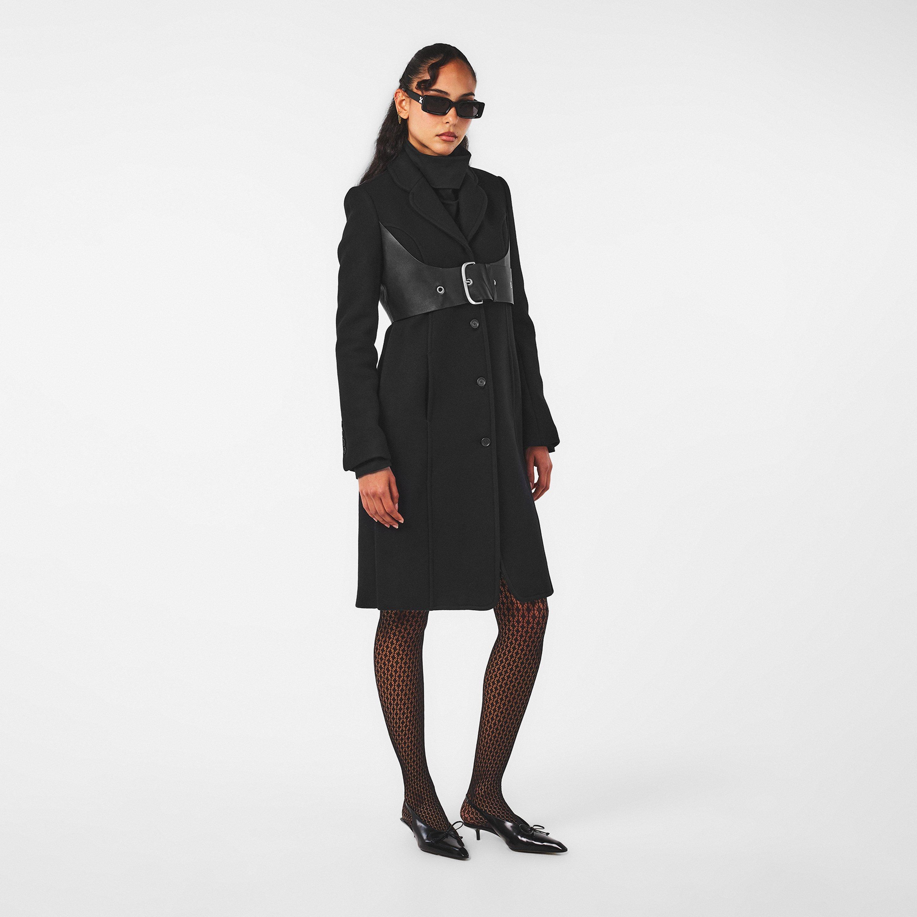 Off White | Women's Structured Oversized Overcoat | Overcoats | FRASERS