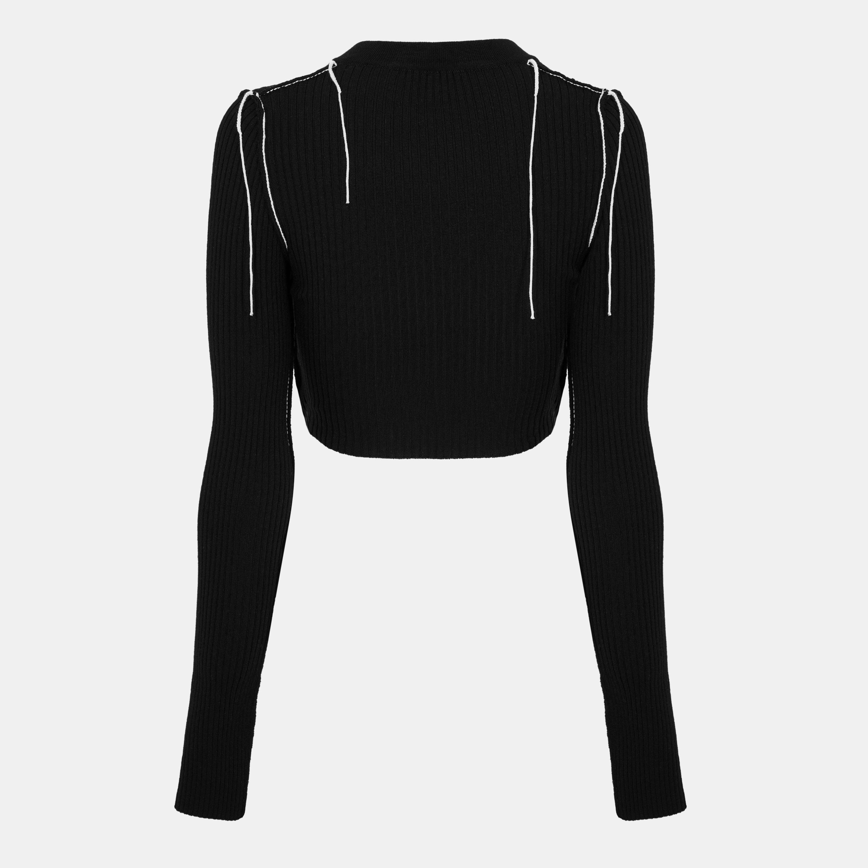 Black Sand - Off White - Women's Knitted Tops - 2