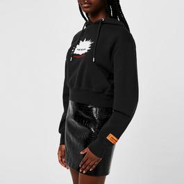 Heron Preston Museum Cropped Hoodie