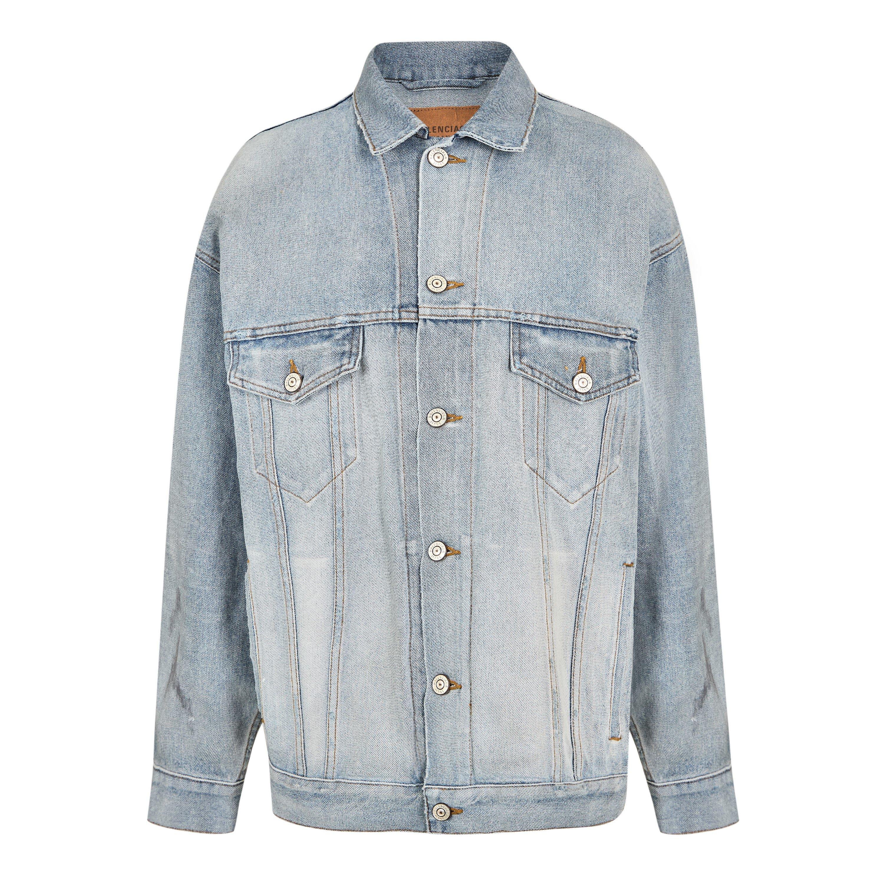Dirty Blue - Balenciaga - Bal Tape Denim Jckt Ld61 - 1
