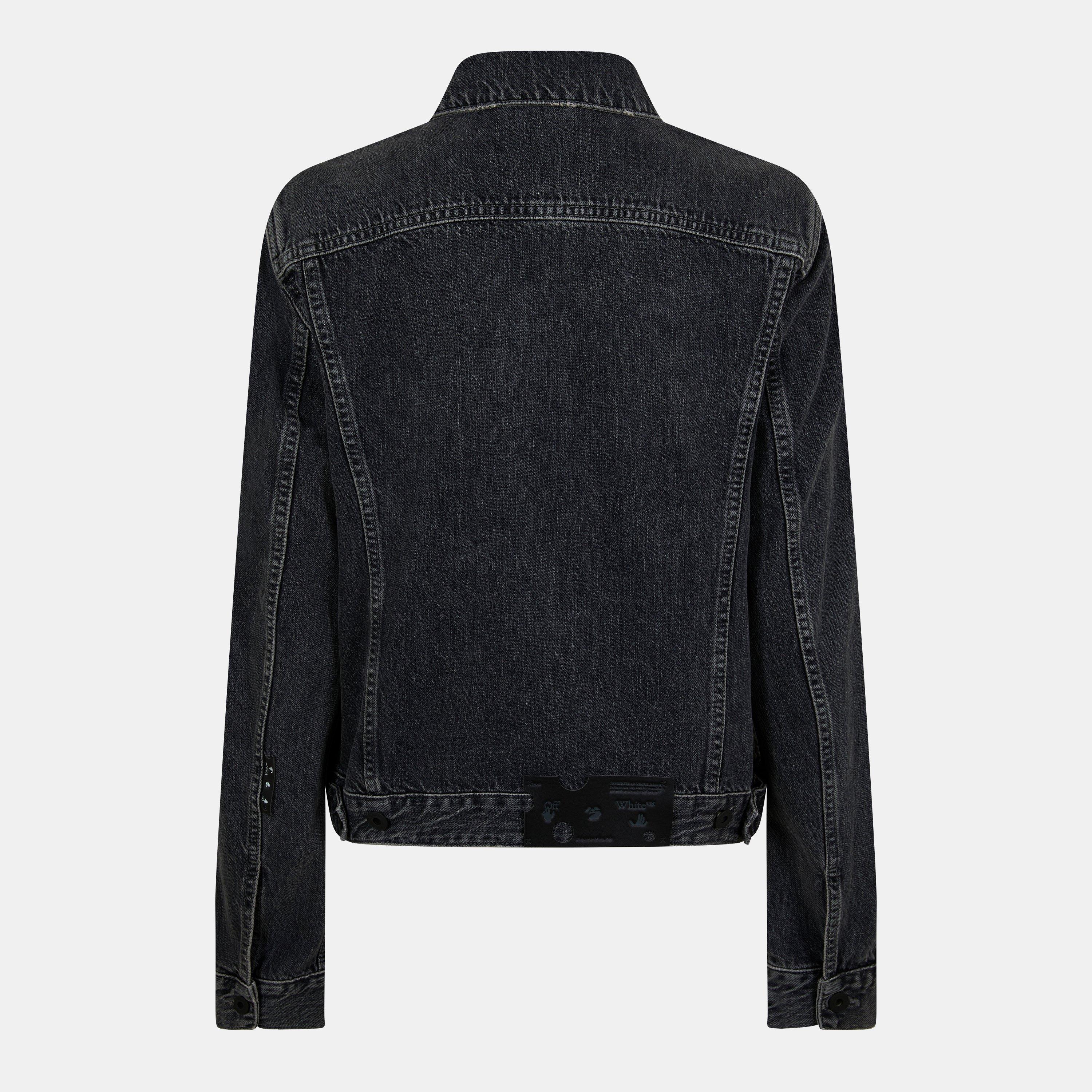 Dunkelgrau - Off White - Women's Off-White Denim Jacket - 2