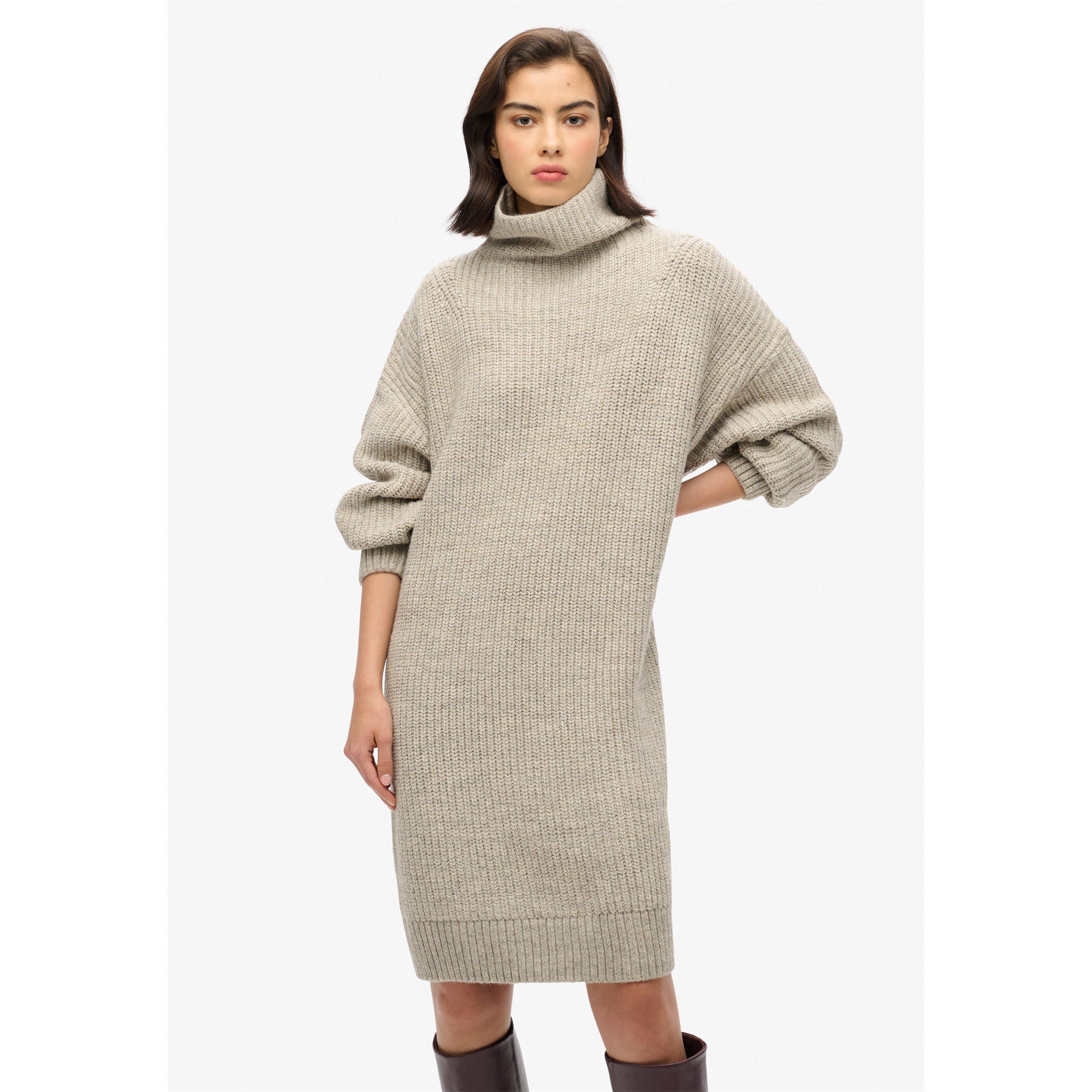 Hellgrau - Superdry - Women's Knitted Jumper Dress - 3