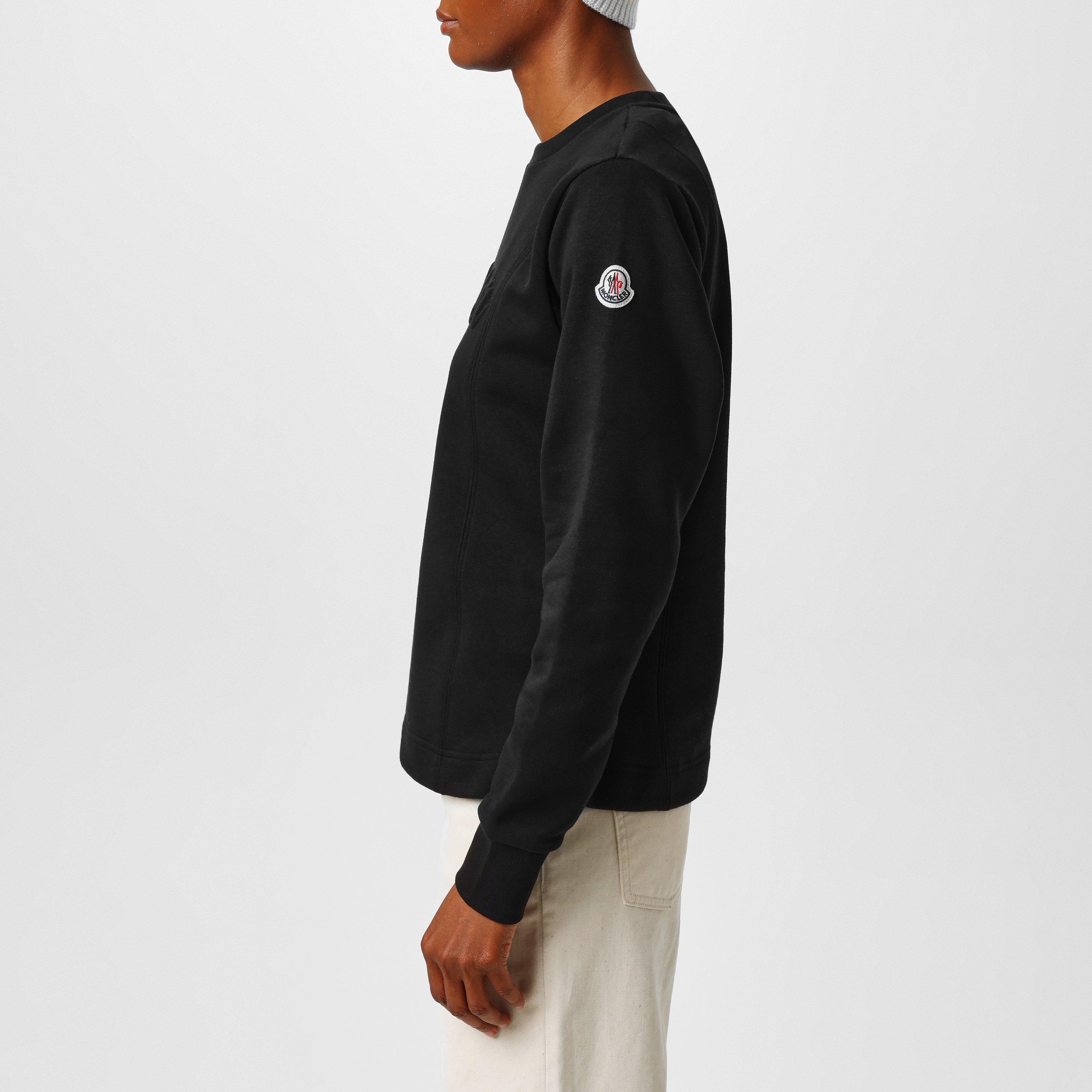 Black 999 - Moncler - Badge Sweatshirt - 2
