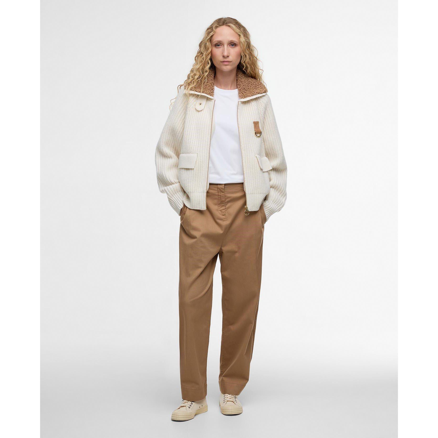 Neutral - Barbour - Womens Marla Bomber Jacket - 7