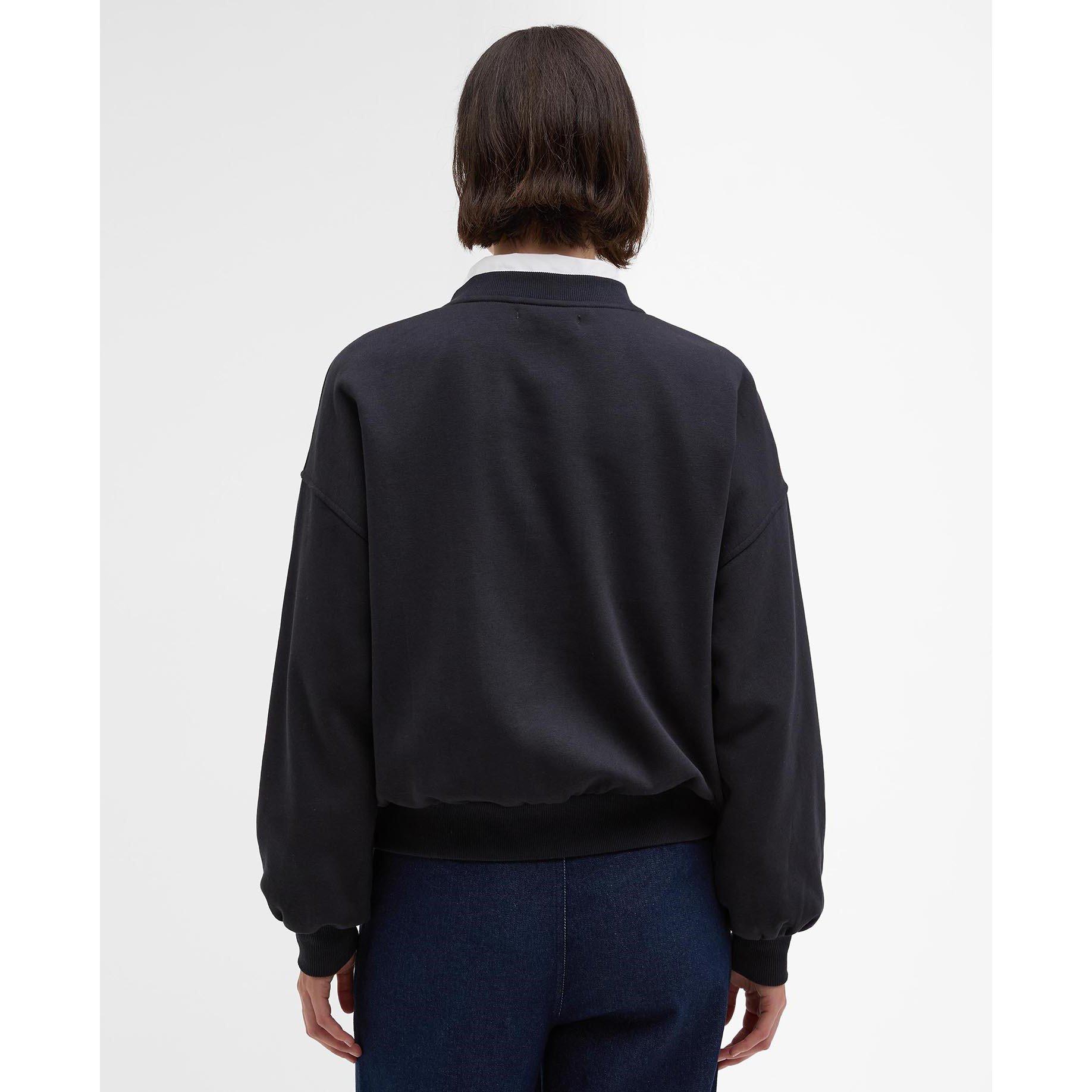 Dark Navy - Barbour - Women's B.Li Saima Crew Sweatshirt - 3