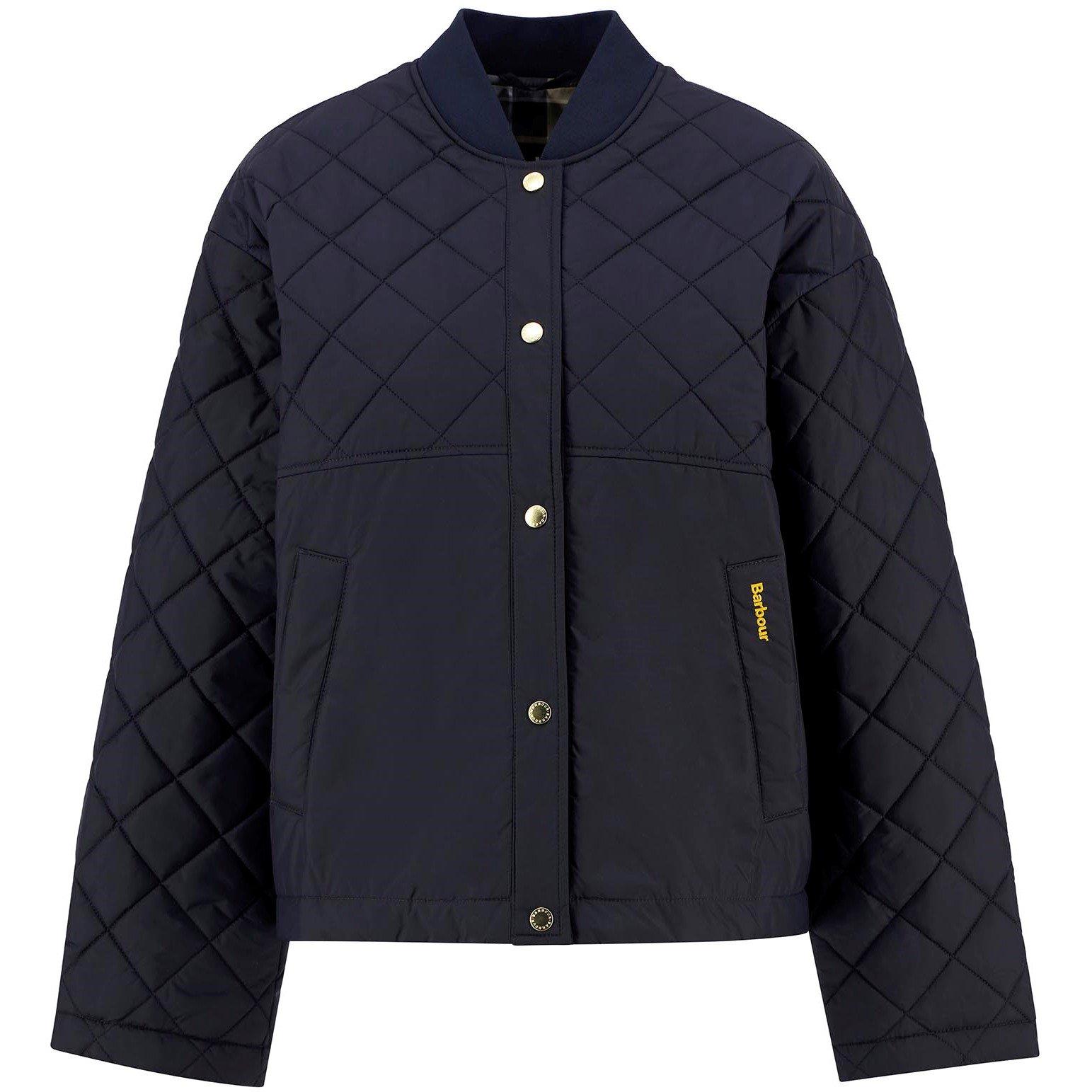 Navy/Tartan - Barbour - Womens Wetherby Jacket - 1