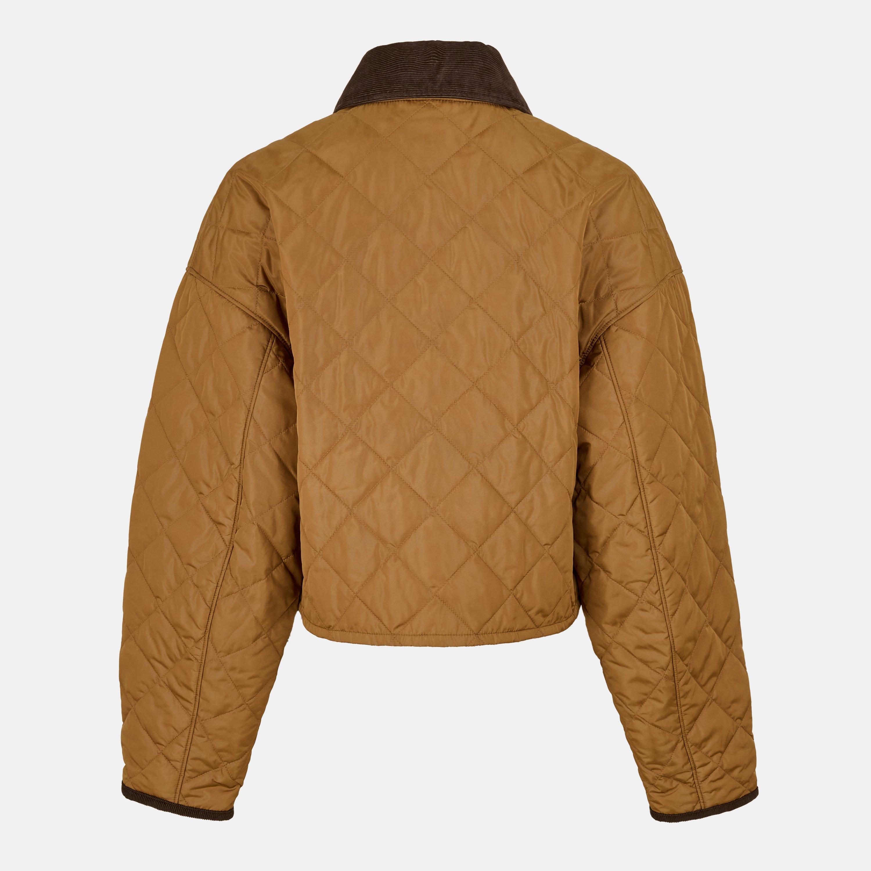 Sughero - Prada - Women's Cropped Quilted Jacket - 2