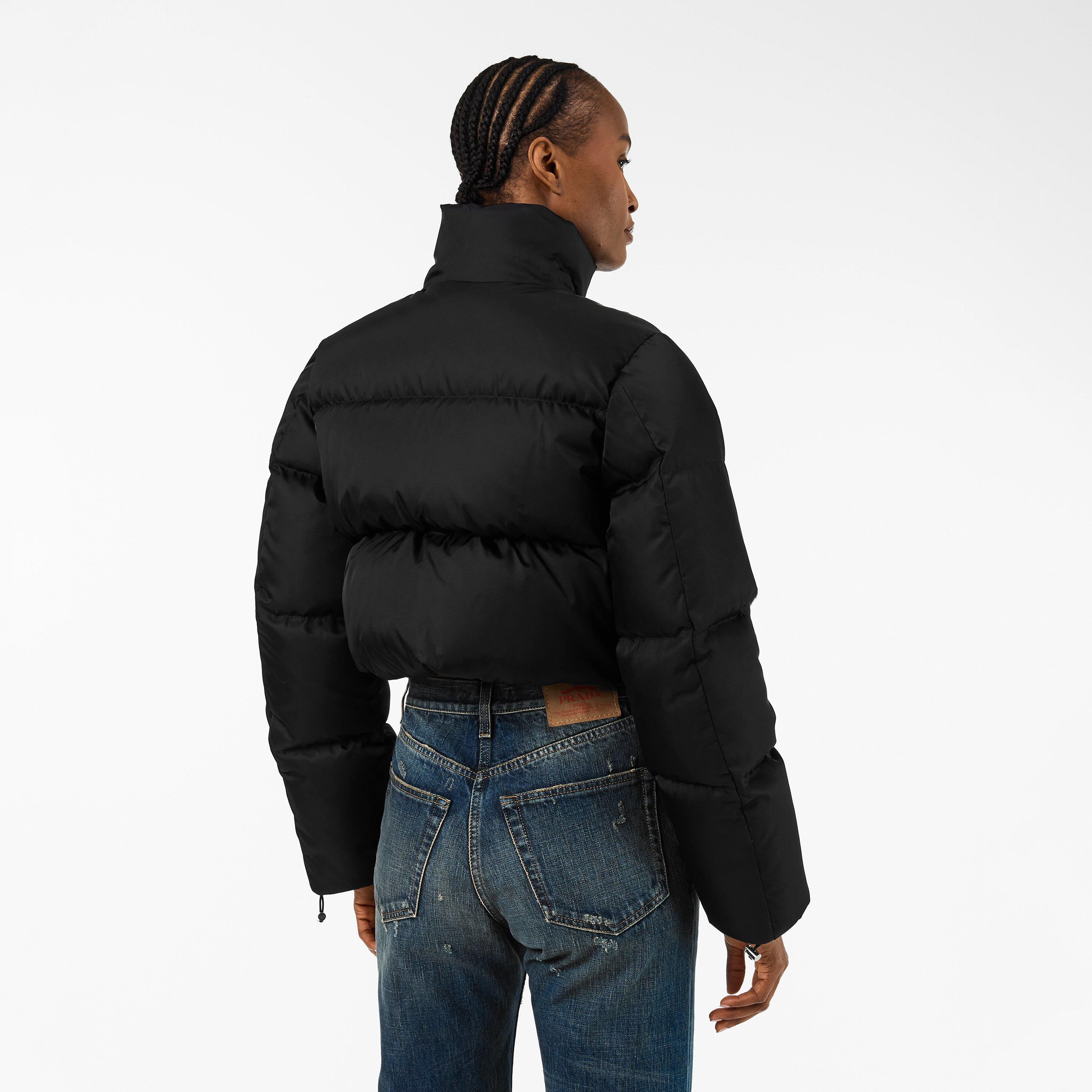 Nero - Prada - Women's  Quilted Cropped Short Puffer Jacket - 4