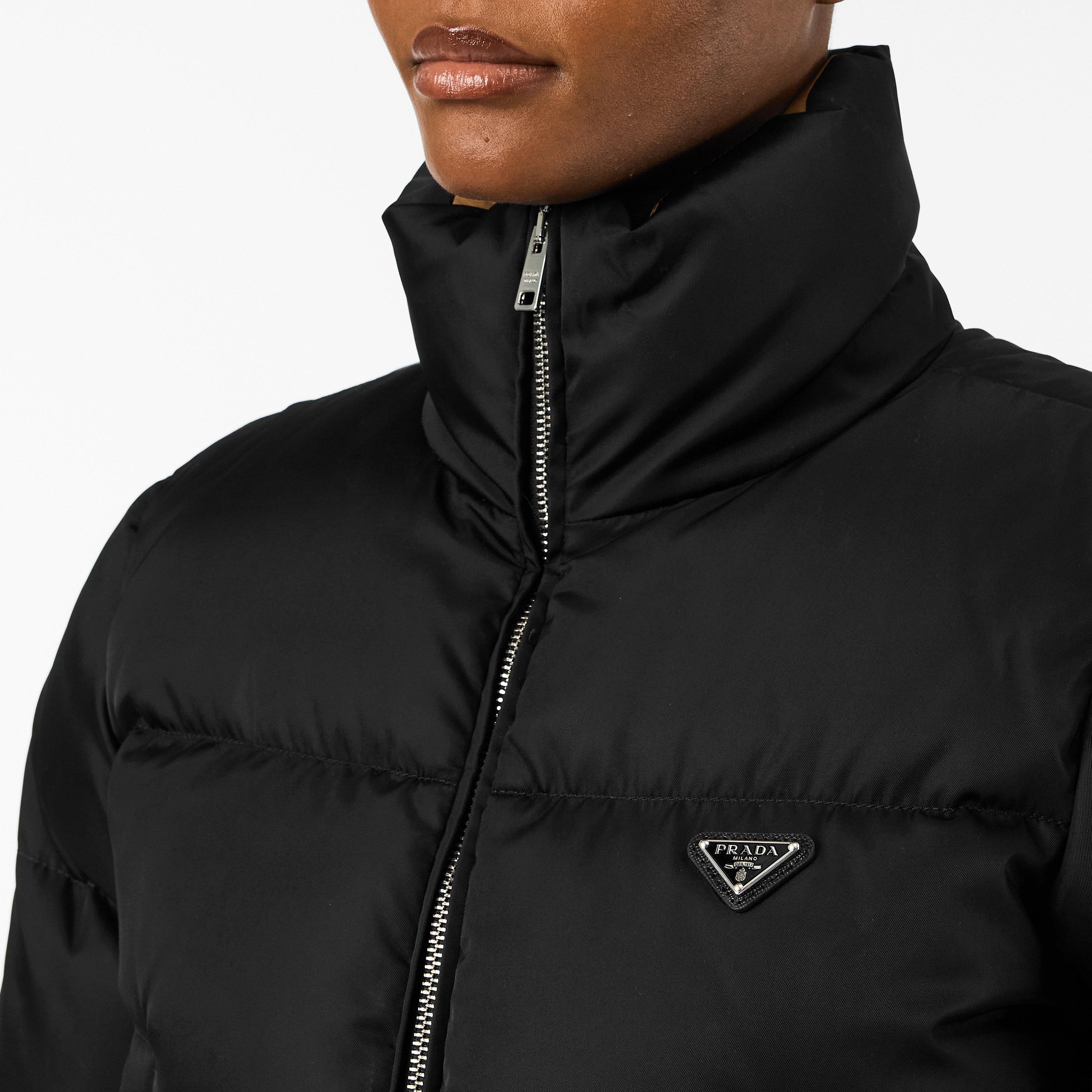 Nero - Prada - Women's  Quilted Cropped Short Puffer Jacket - 5