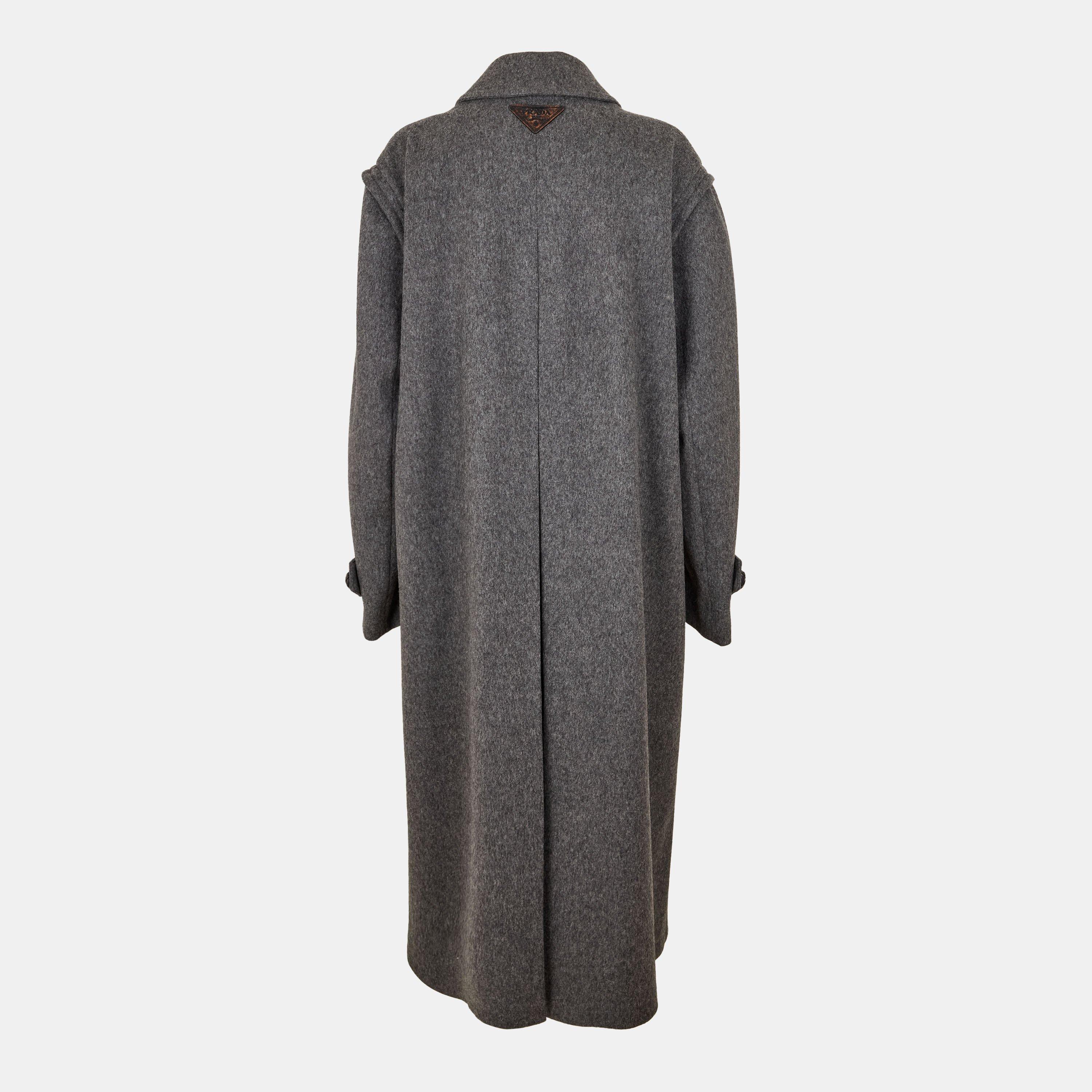 Ardesia - Prada - Women's Structured Overcoat - 2