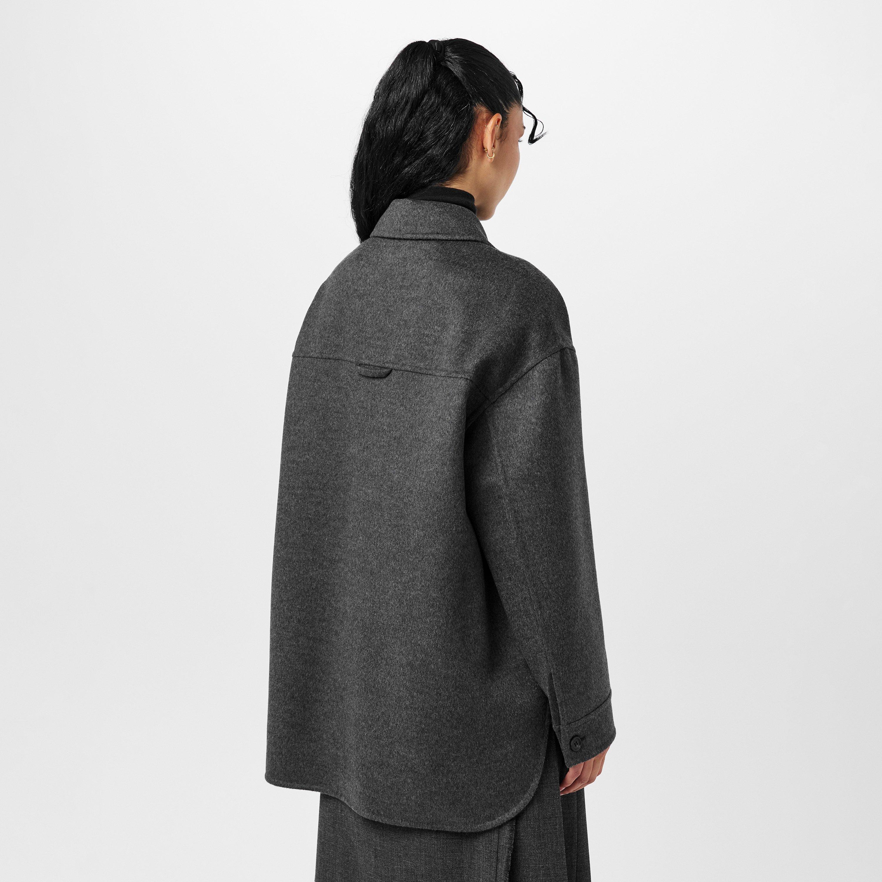 Ardesia - Prada - Women's Double Cashwool Wool Cashmere Long Sleeve Overshirt - 4