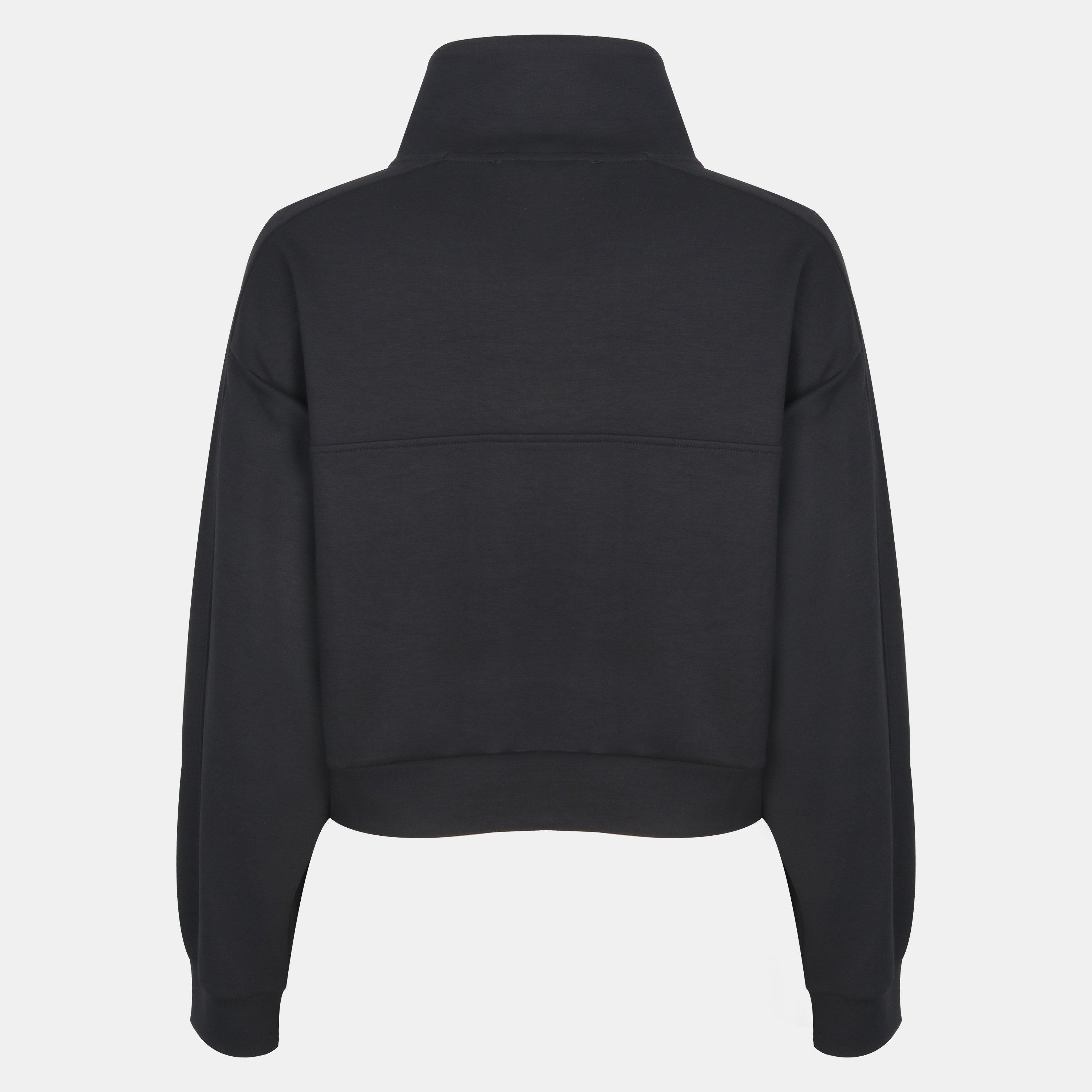 Black - Biba - Women's quarter Zip Fleece - 2