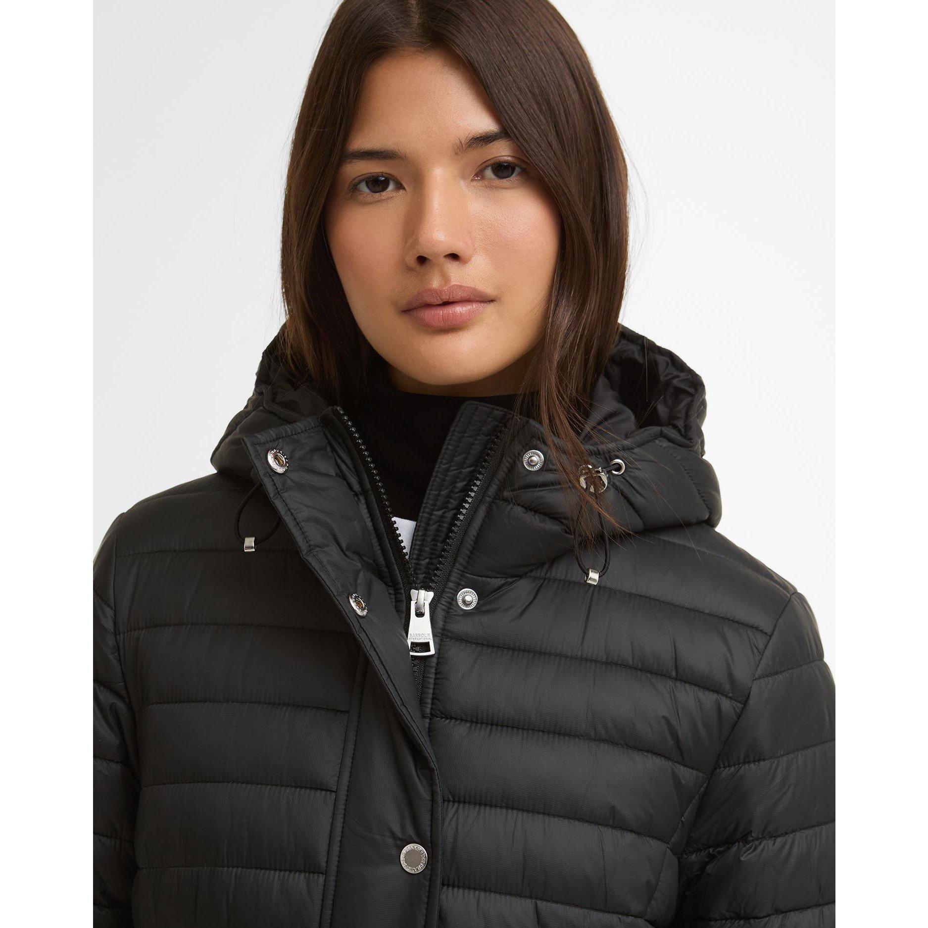 Black - Barbour International - Womens Jada Puffer Jacket - 4