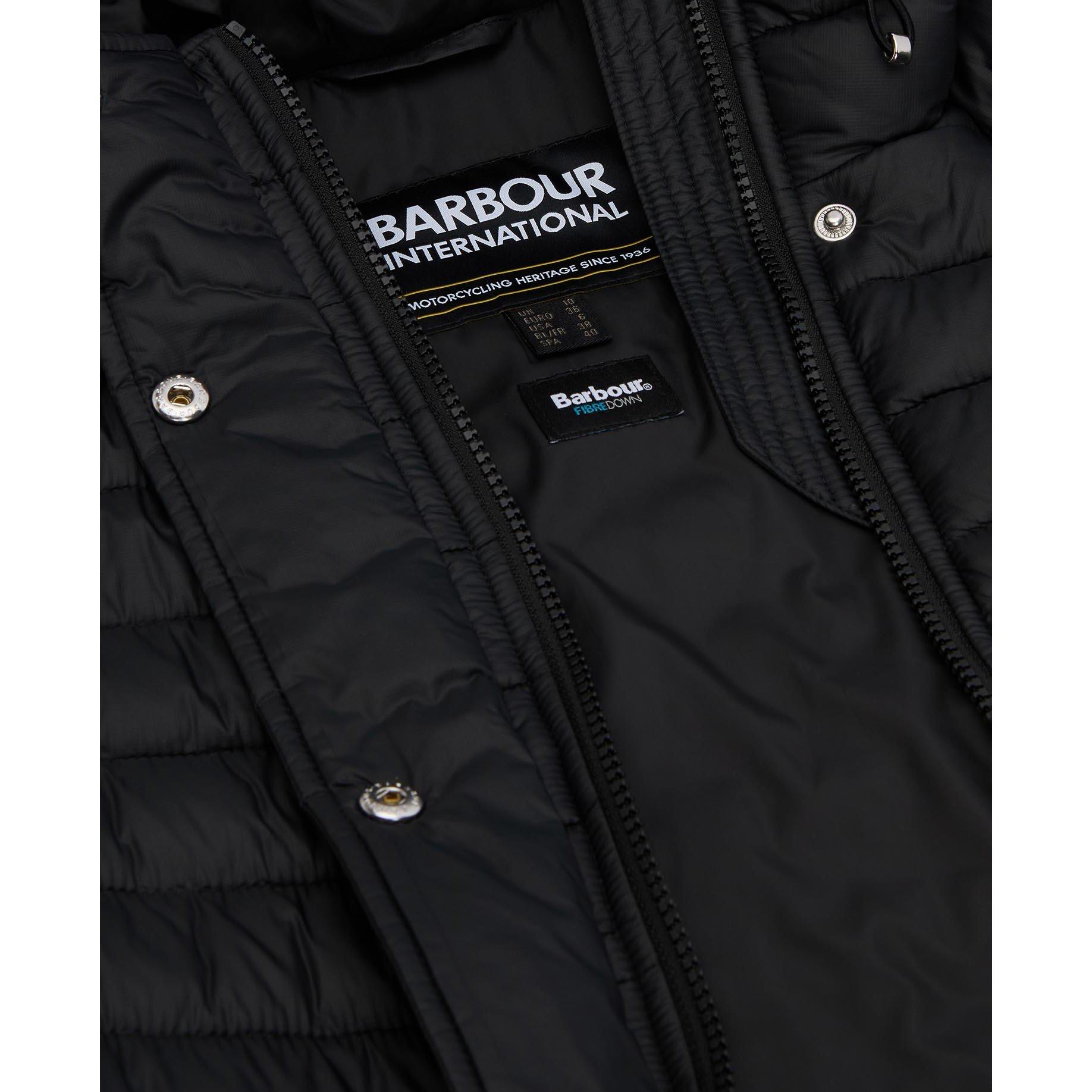 Black - Barbour International - Womens Jada Puffer Jacket - 6