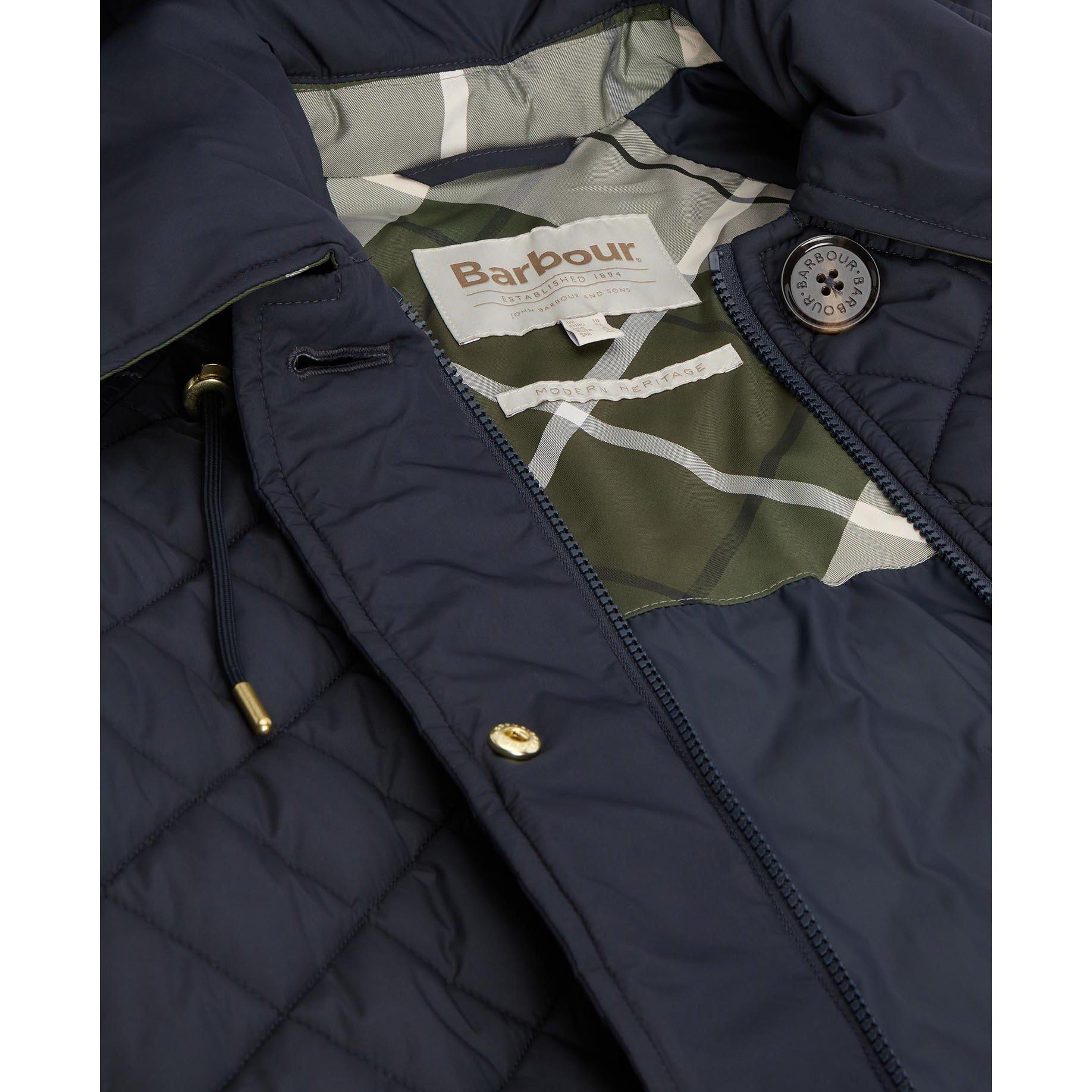 Navy/Ancient - Barbour - Women's B.Li Cara Quilted Jacket - 6