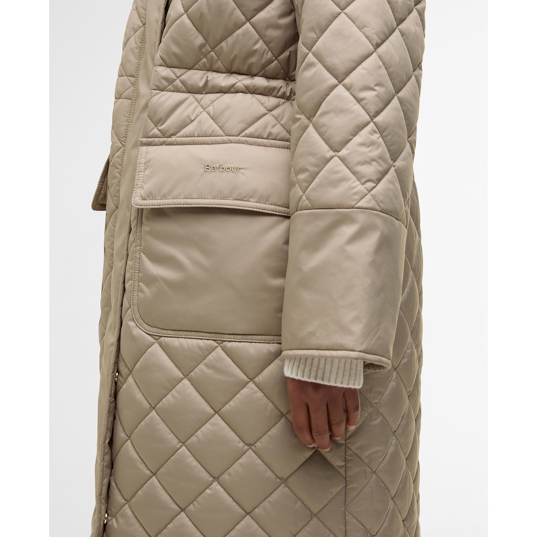 Honey/Ancient - Barbour - Women's B.Li Aishling Quilted Jacket - 6