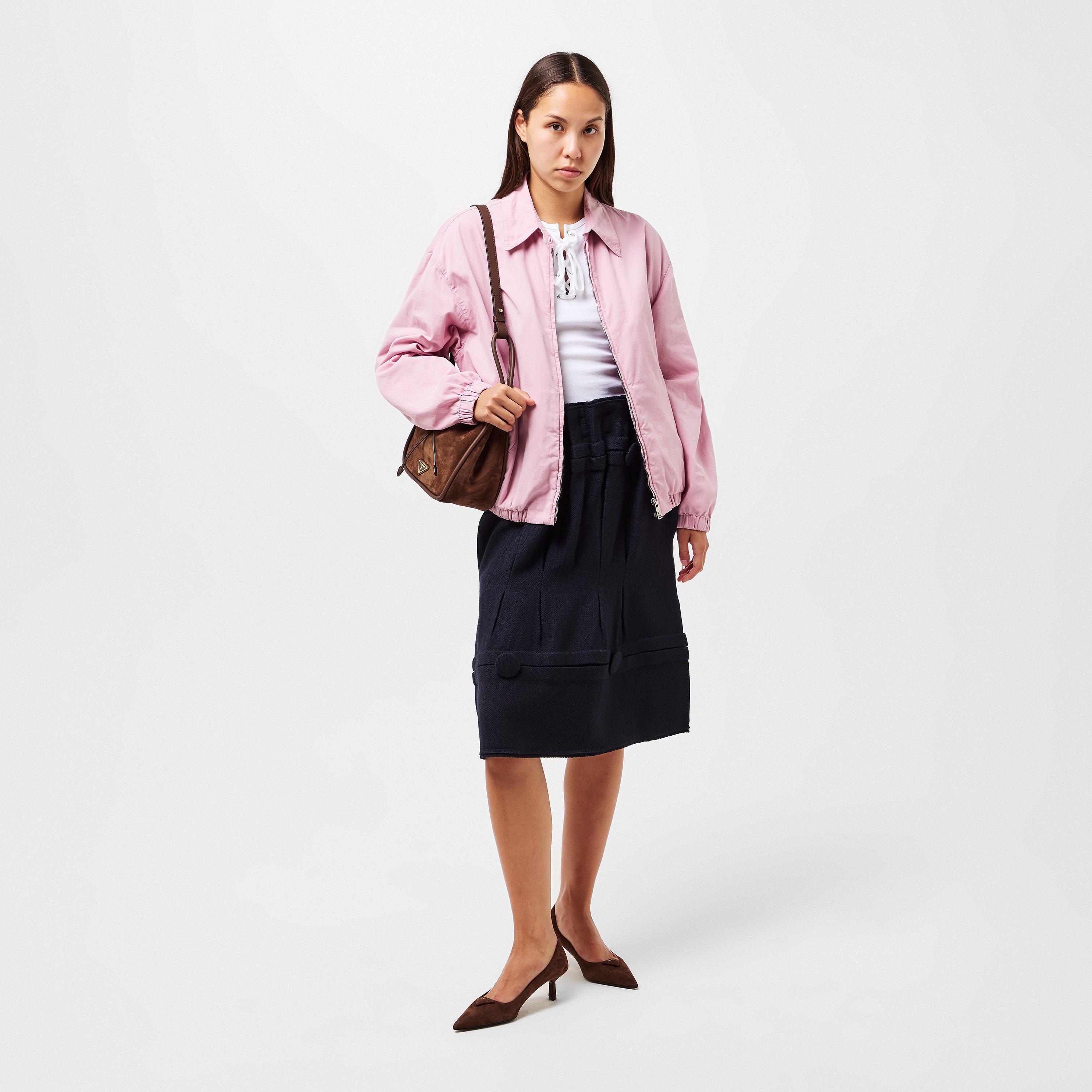Prada Womens Gabardine Blouson Jacket | Cruise Fashion