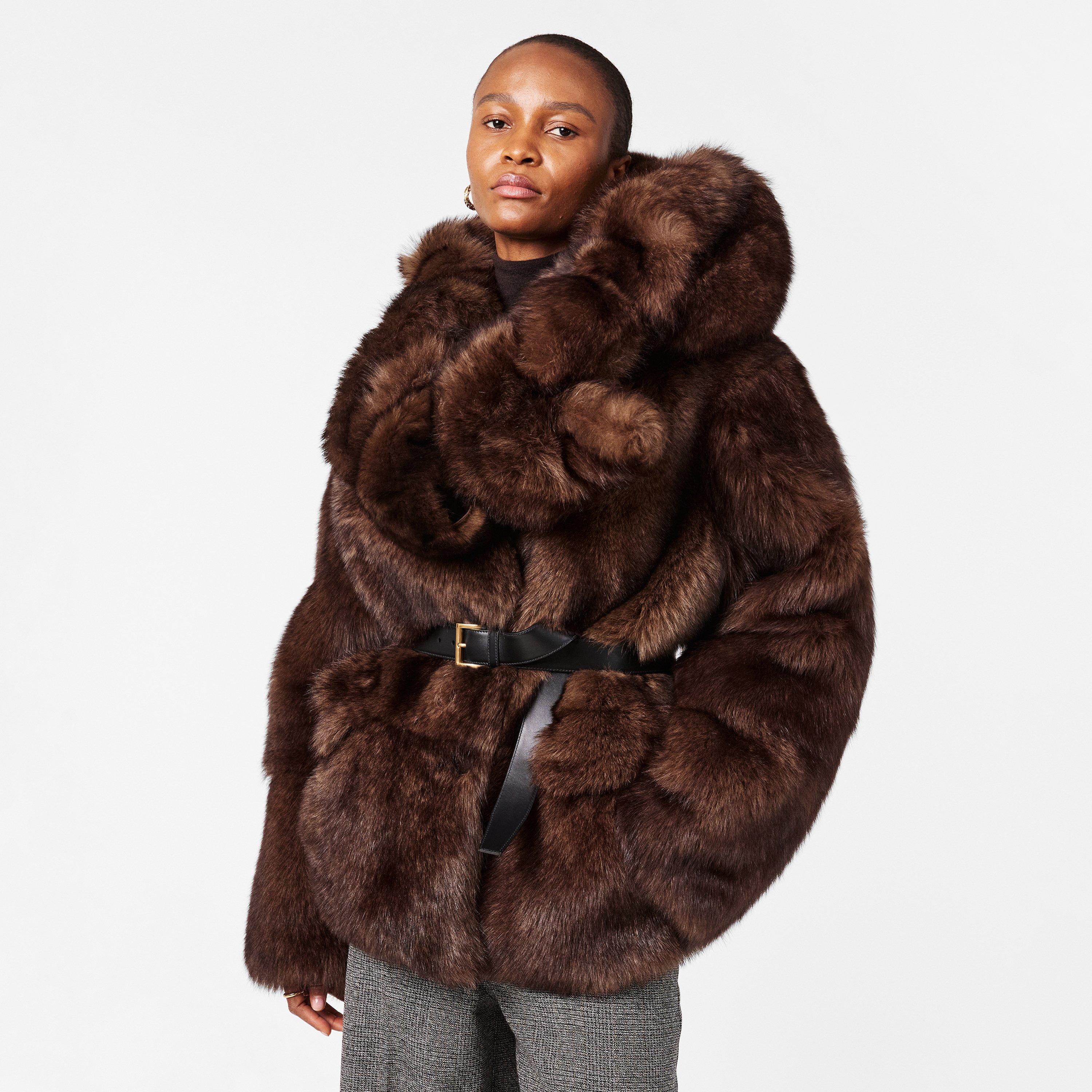 Prada Women's Classic Metal Hardware Shearling Jacket | Flannels