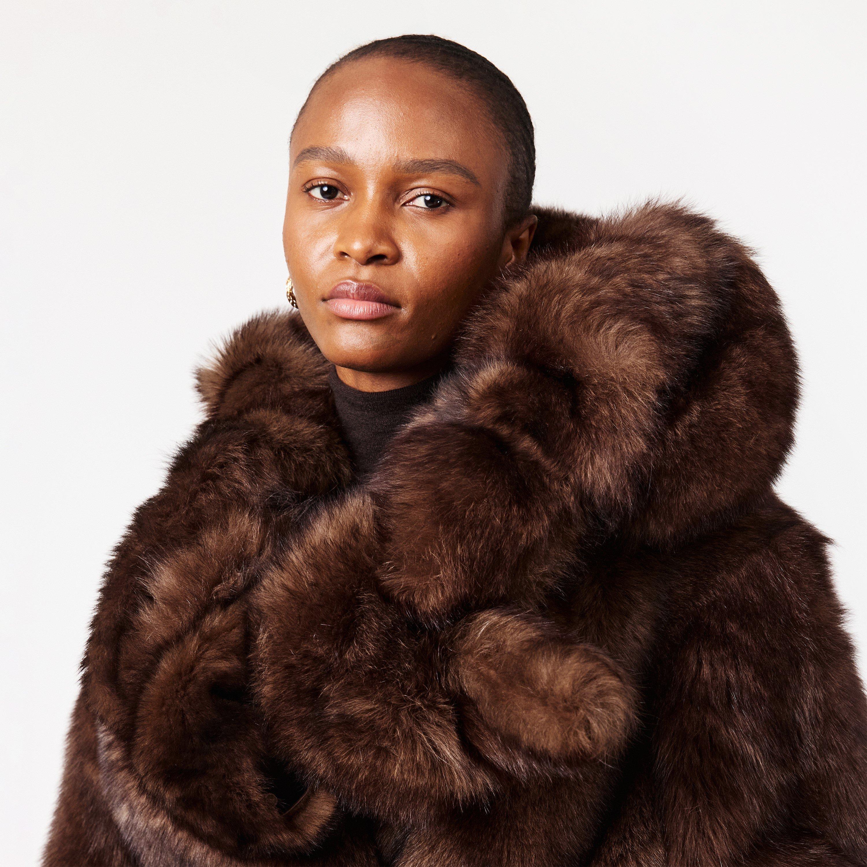 Prada Women's Classic Metal Hardware Shearling Jacket | Flannels